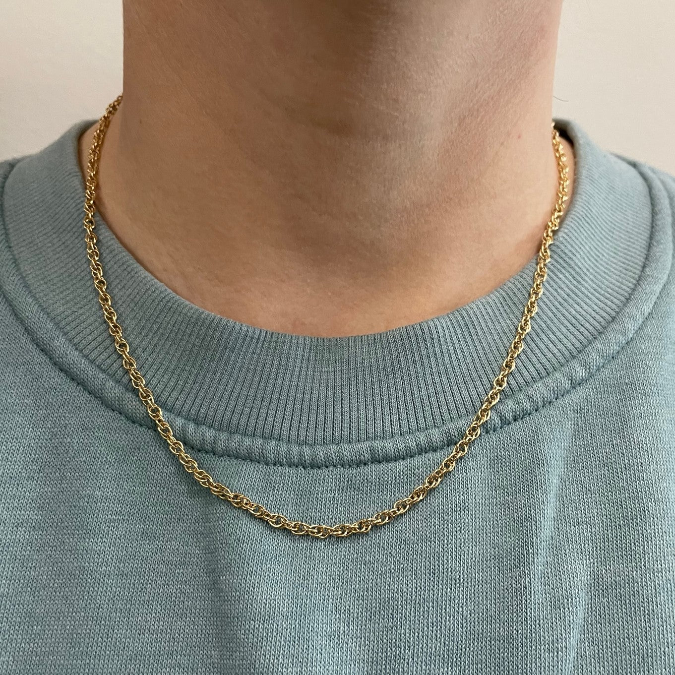 10k Yellow Gold Prince of Wales Chain | 18" |