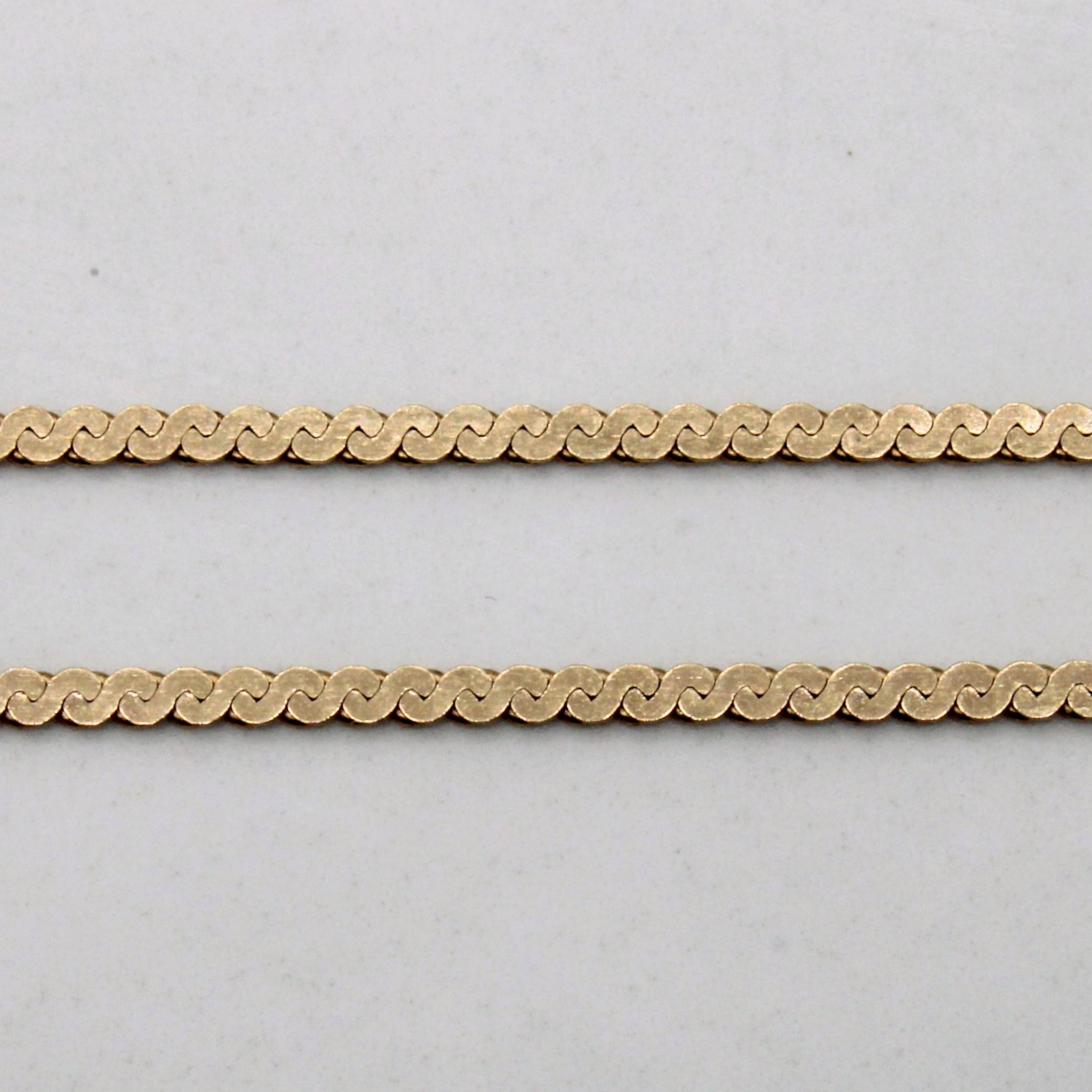 10k Yellow Gold S Link Chain | 21" |