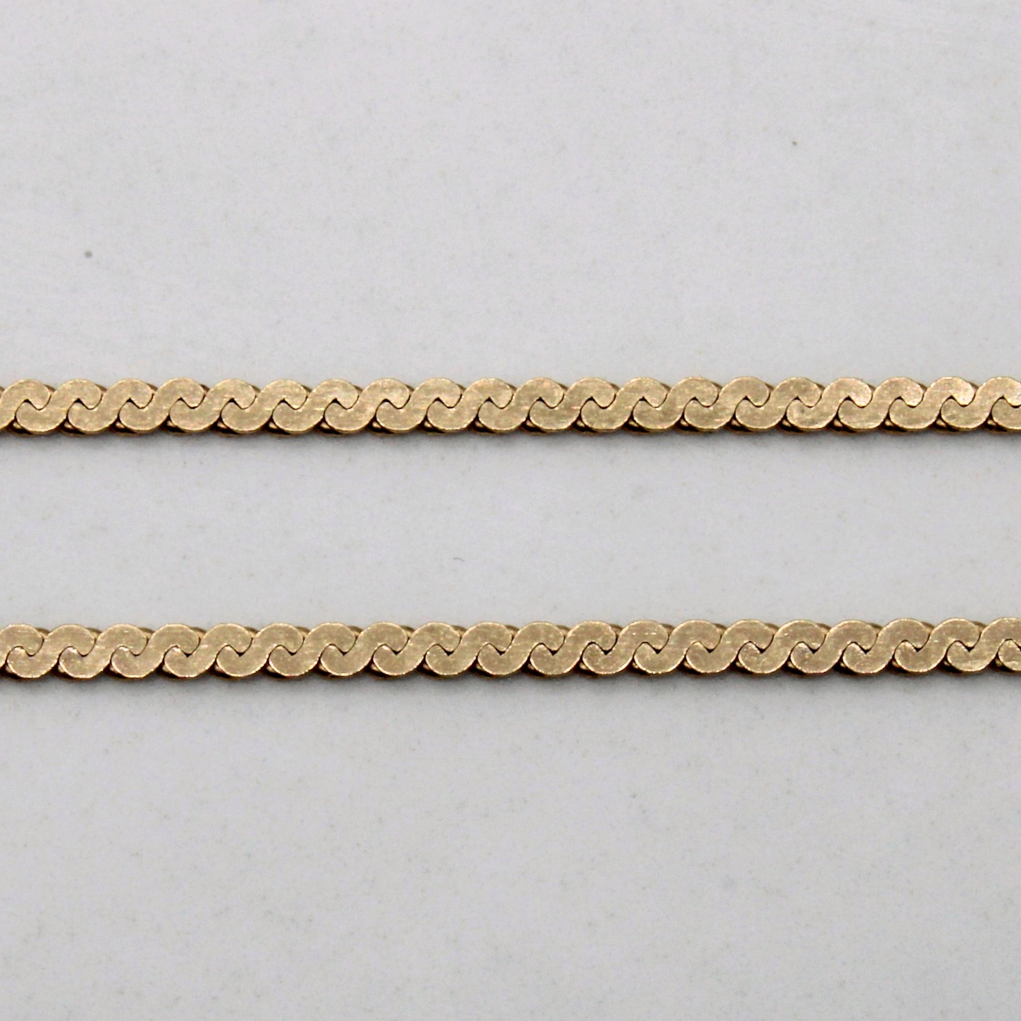 10k Yellow Gold S Link Chain | 21