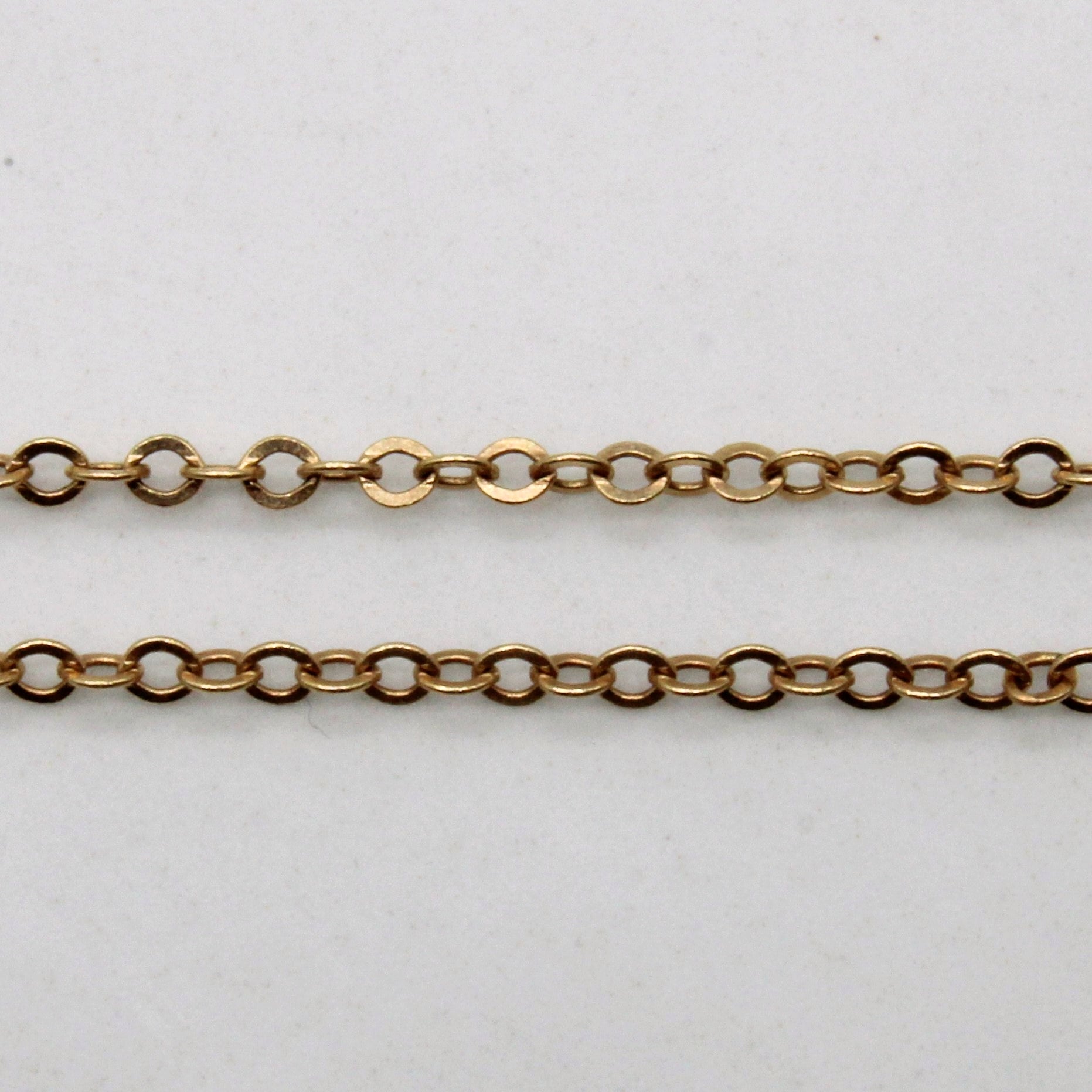 10k Yellow Gold Oval Link Chain | 16" |