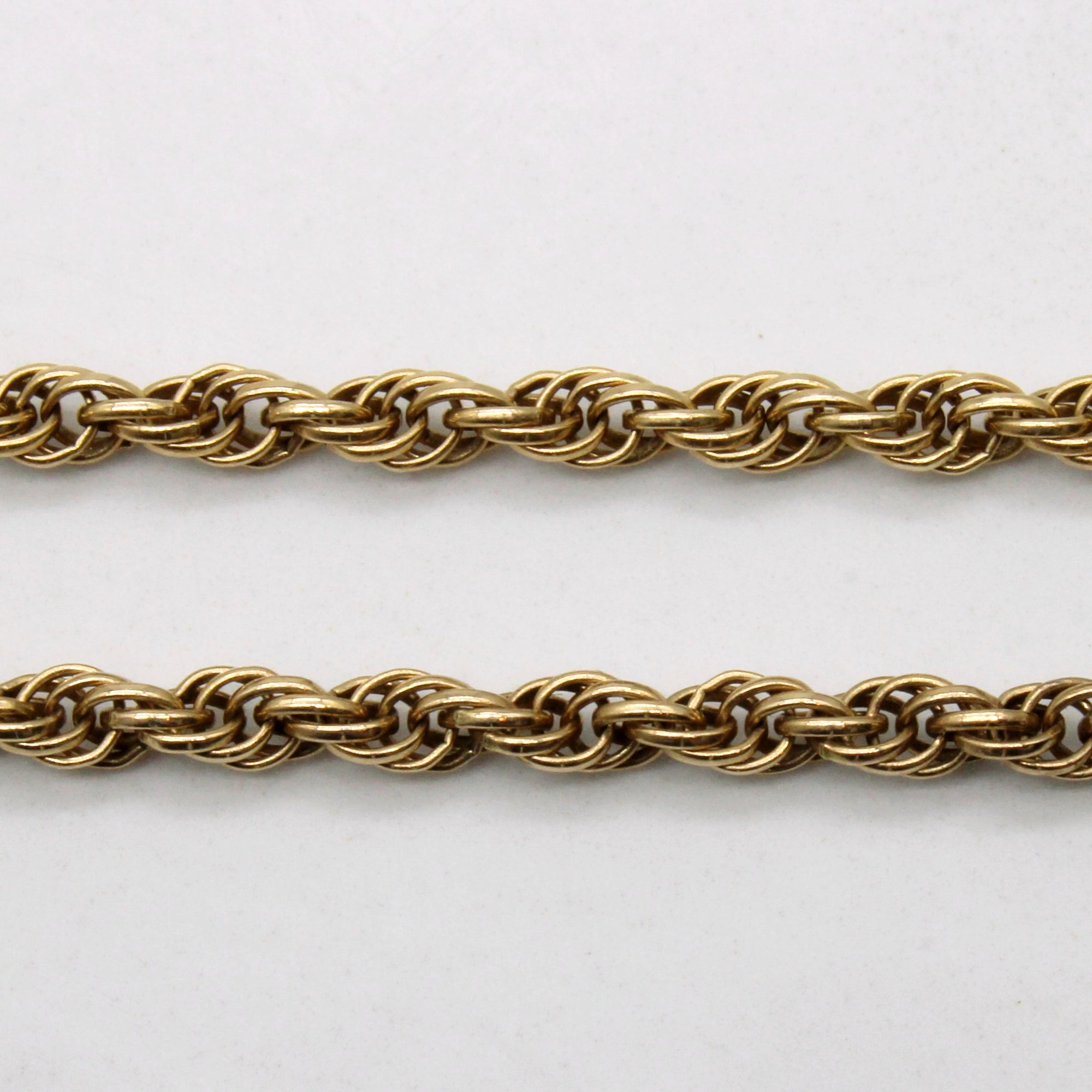 10k Yellow Gold Rope Chain | 20