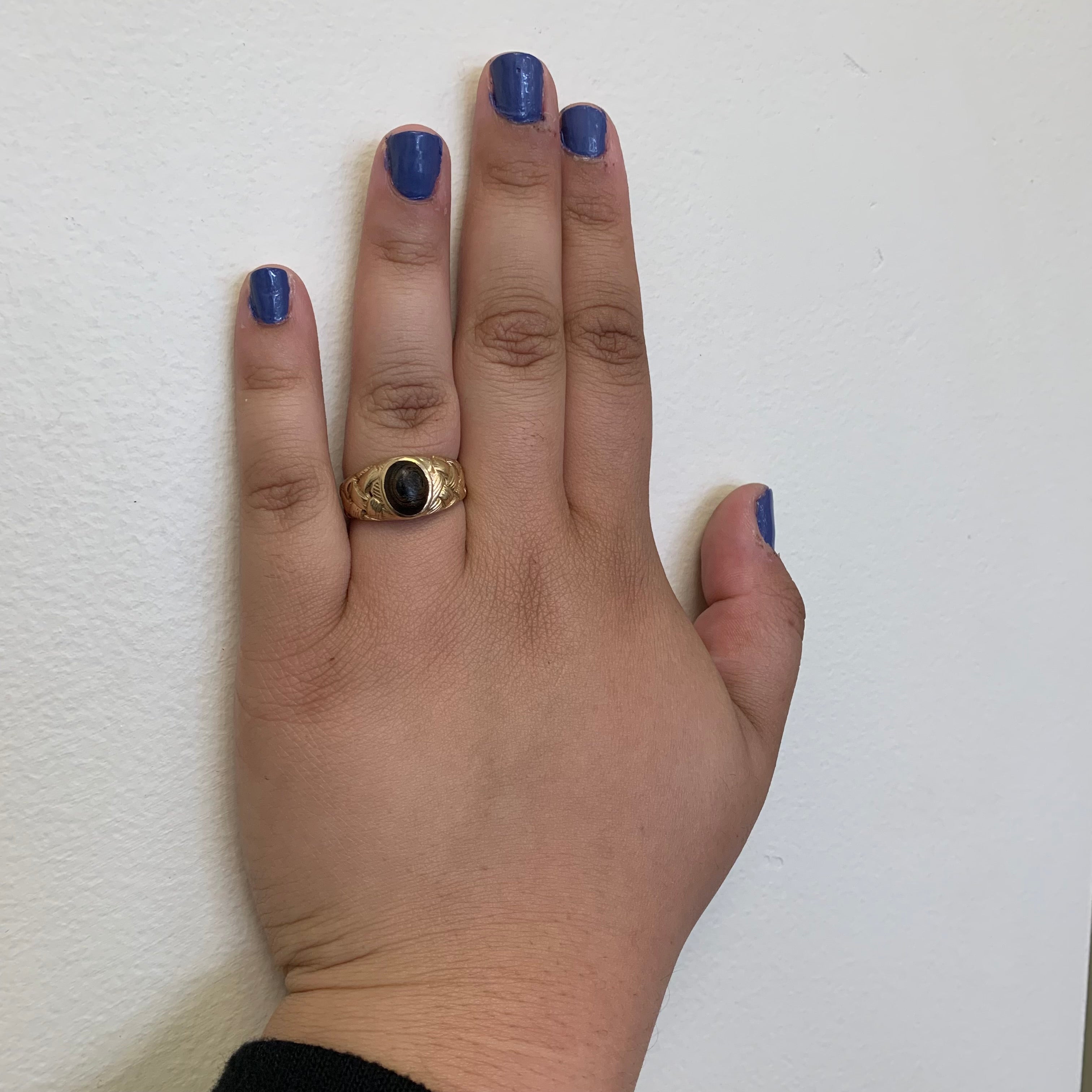 Woven Black Coral Ring | 1.75ct | SZ 9.5 |