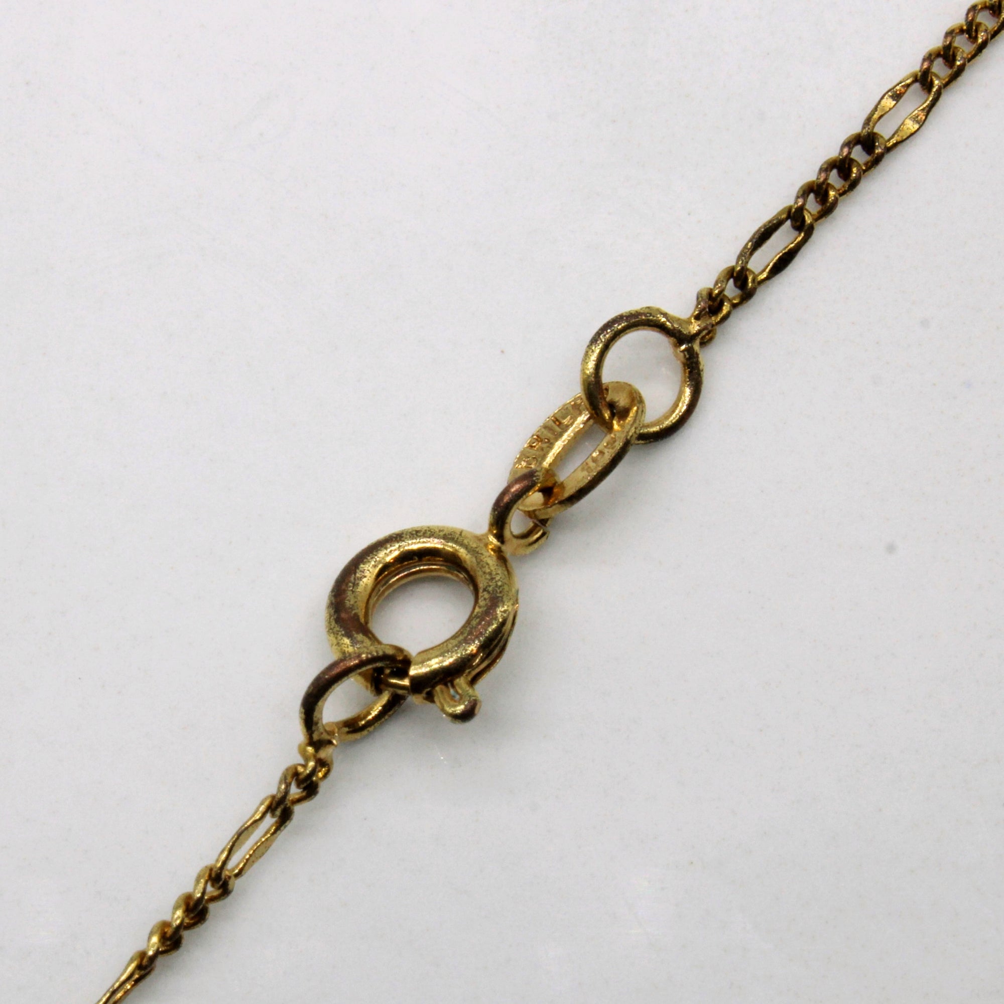 18k Yellow Gold Figaro Chain | 18