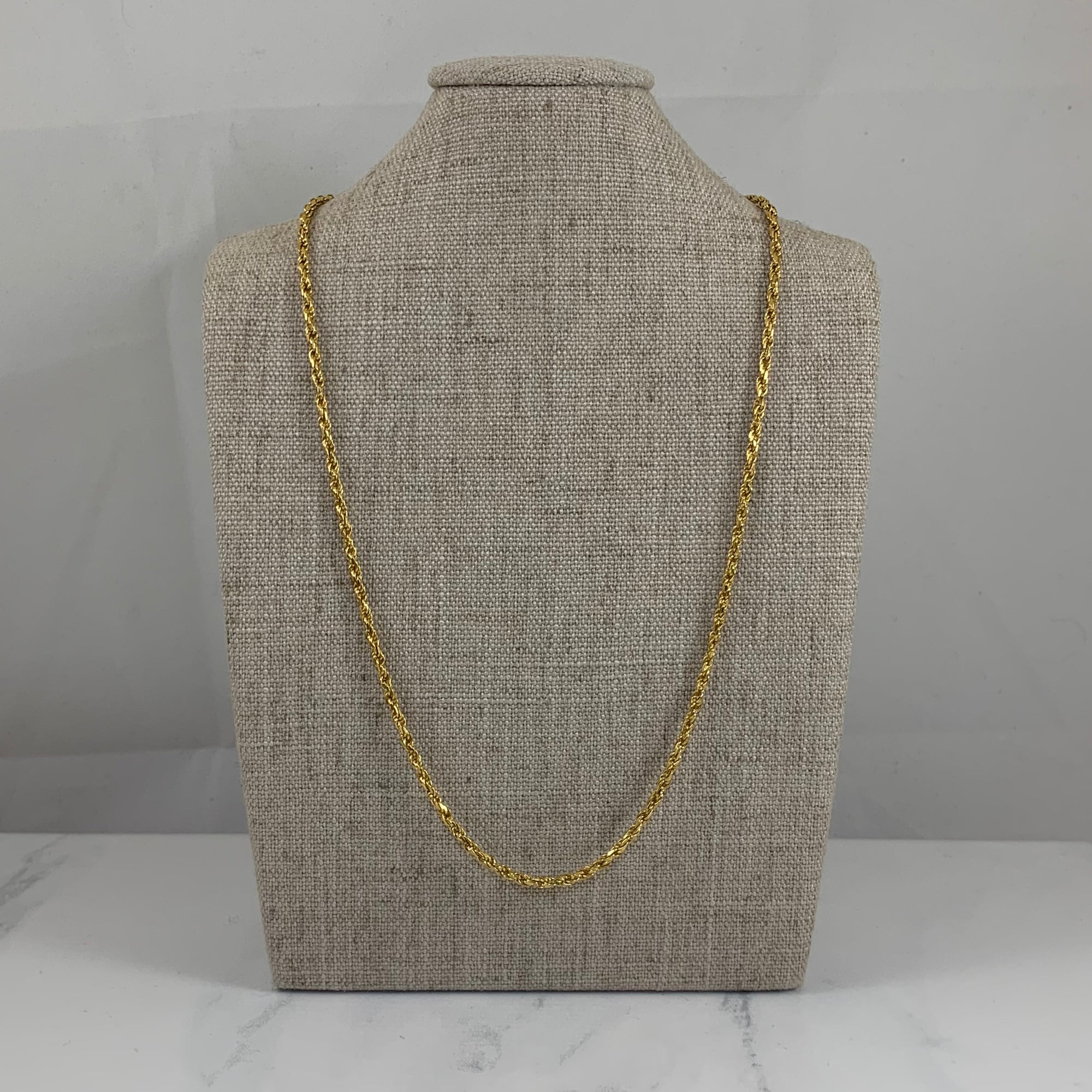 22k Yellow Gold French Rope Chain | 17