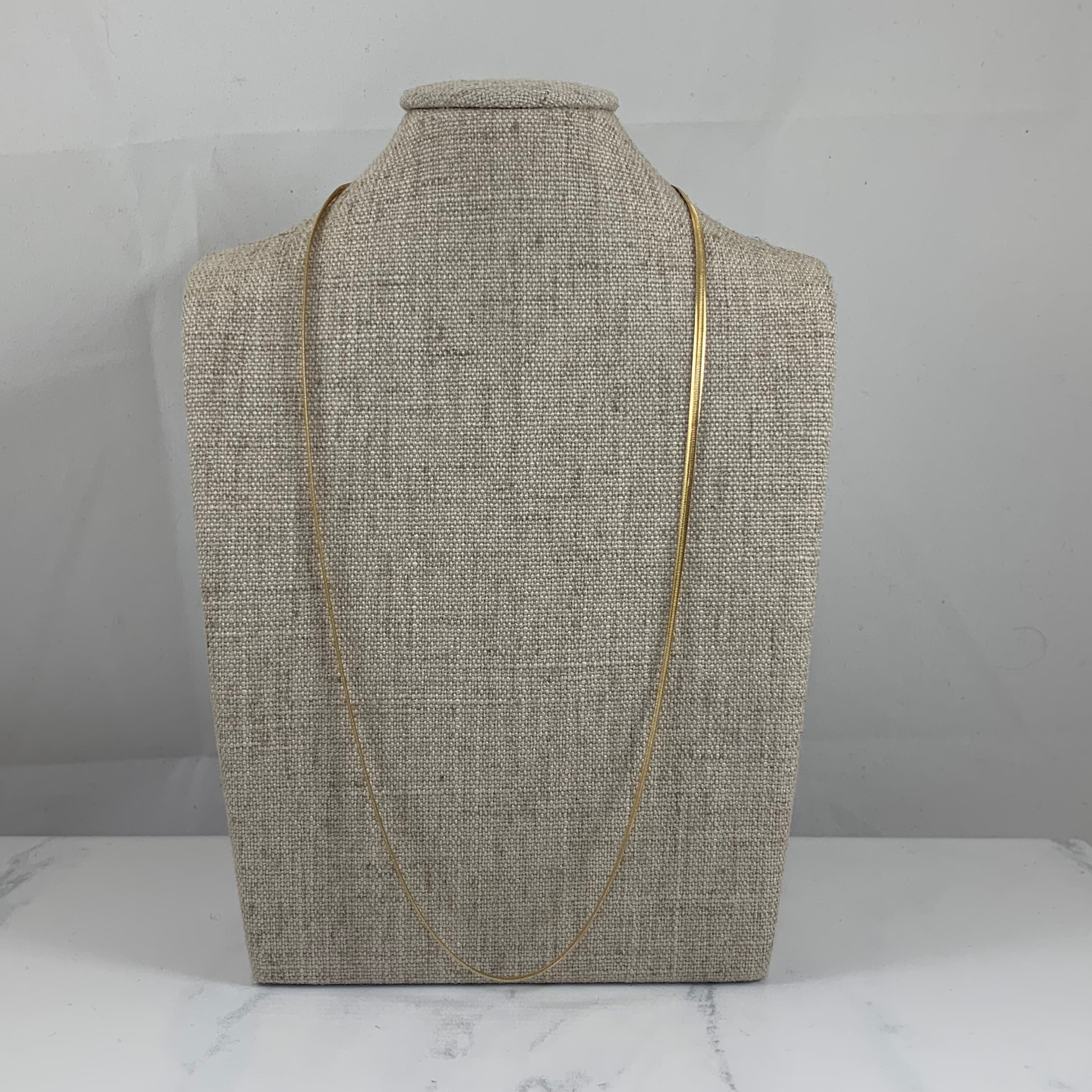 14k Yellow Gold Herringbone Chain | 18" |