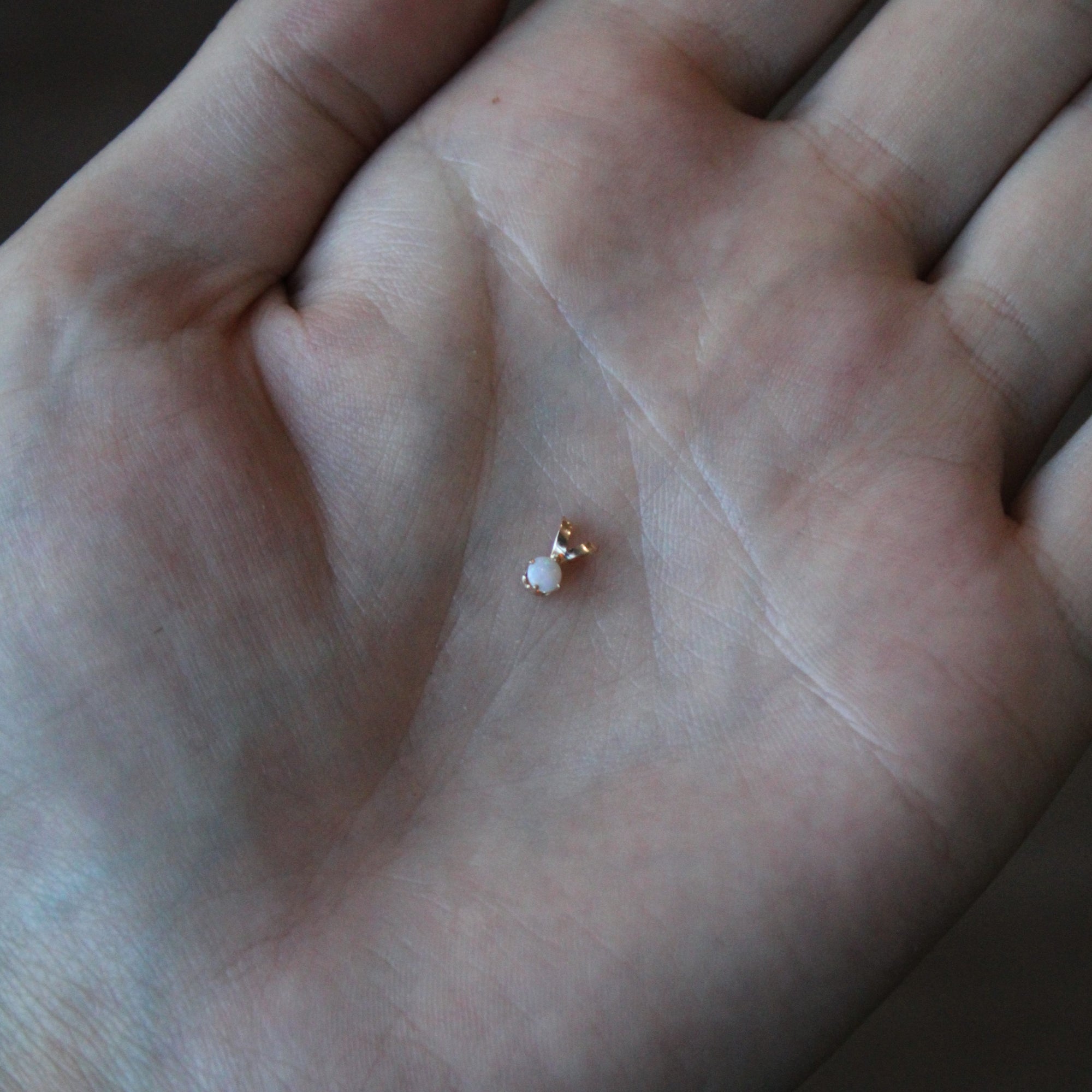 Mini Opal Cabochon Pendant | 0.10ct |