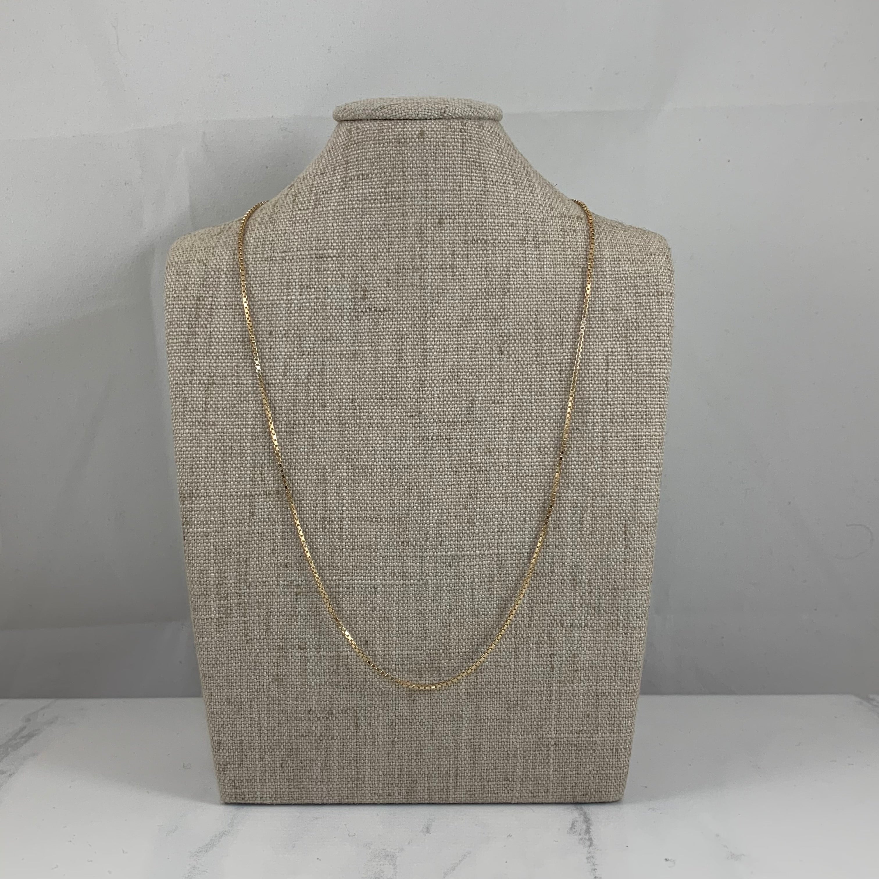 10k Yellow Gold Box Chain | 16" |