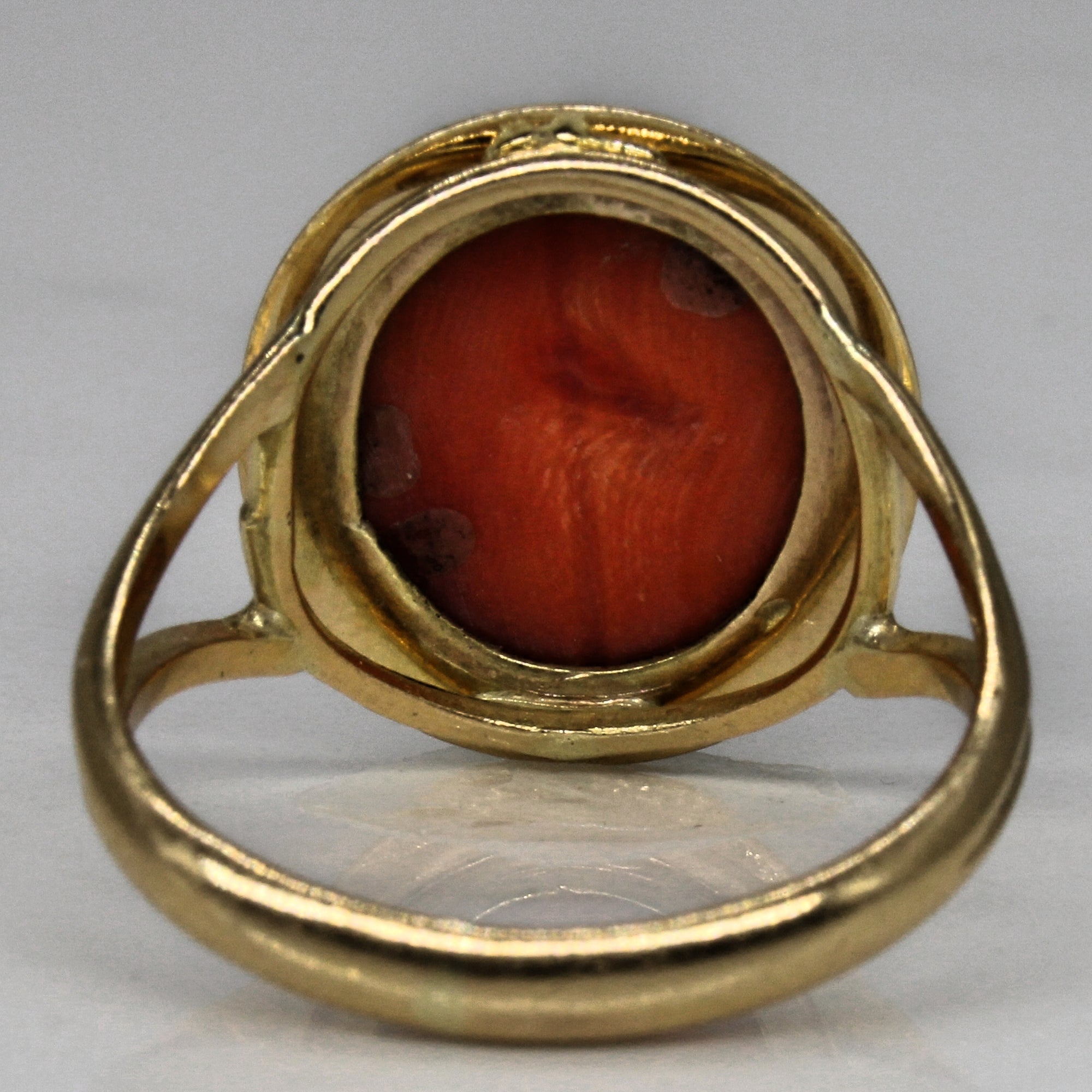 Coral Cocktail Ring | 7.00ct | SZ 9.5 |