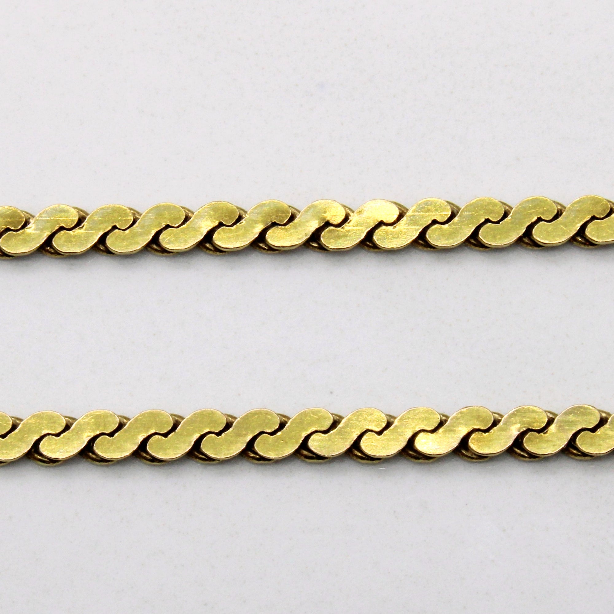10k Yellow Gold Serpentine Chain | 24