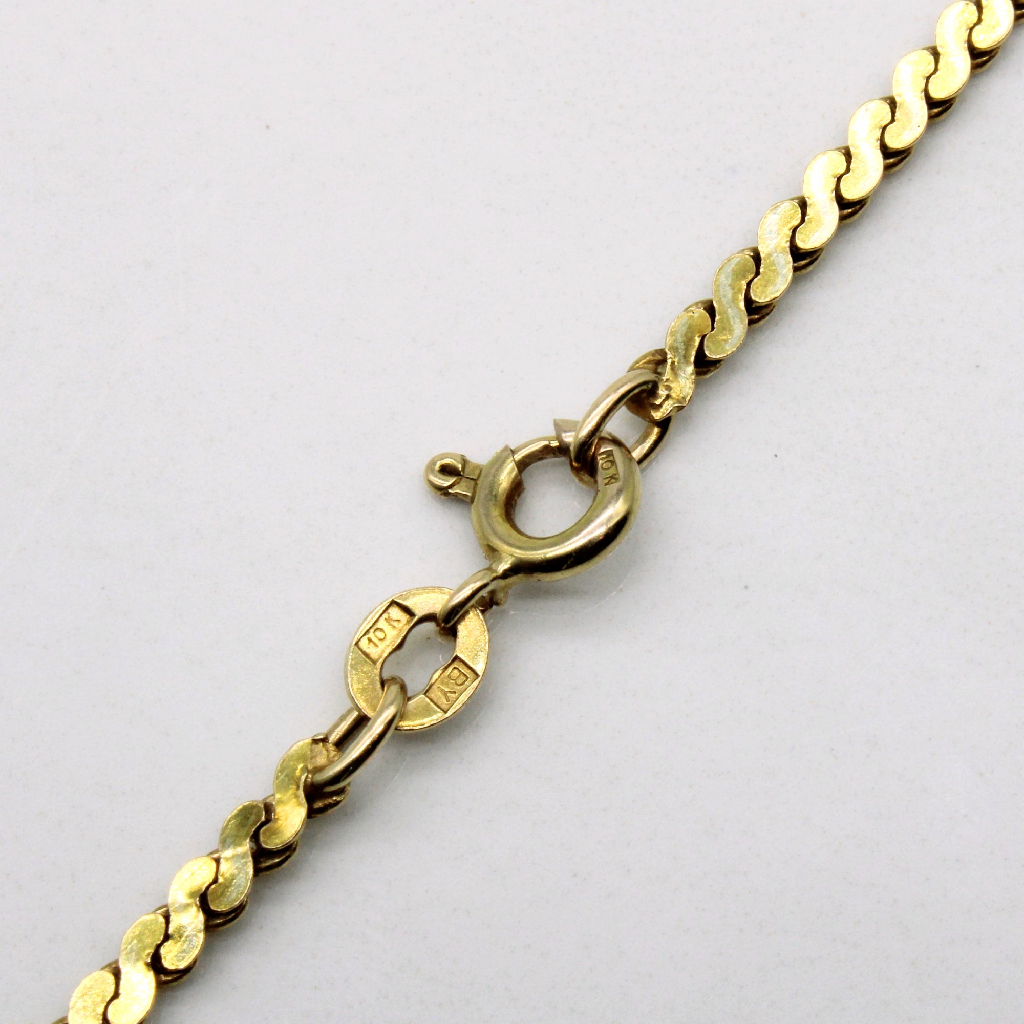 10k Yellow Gold Serpentine Chain | 24