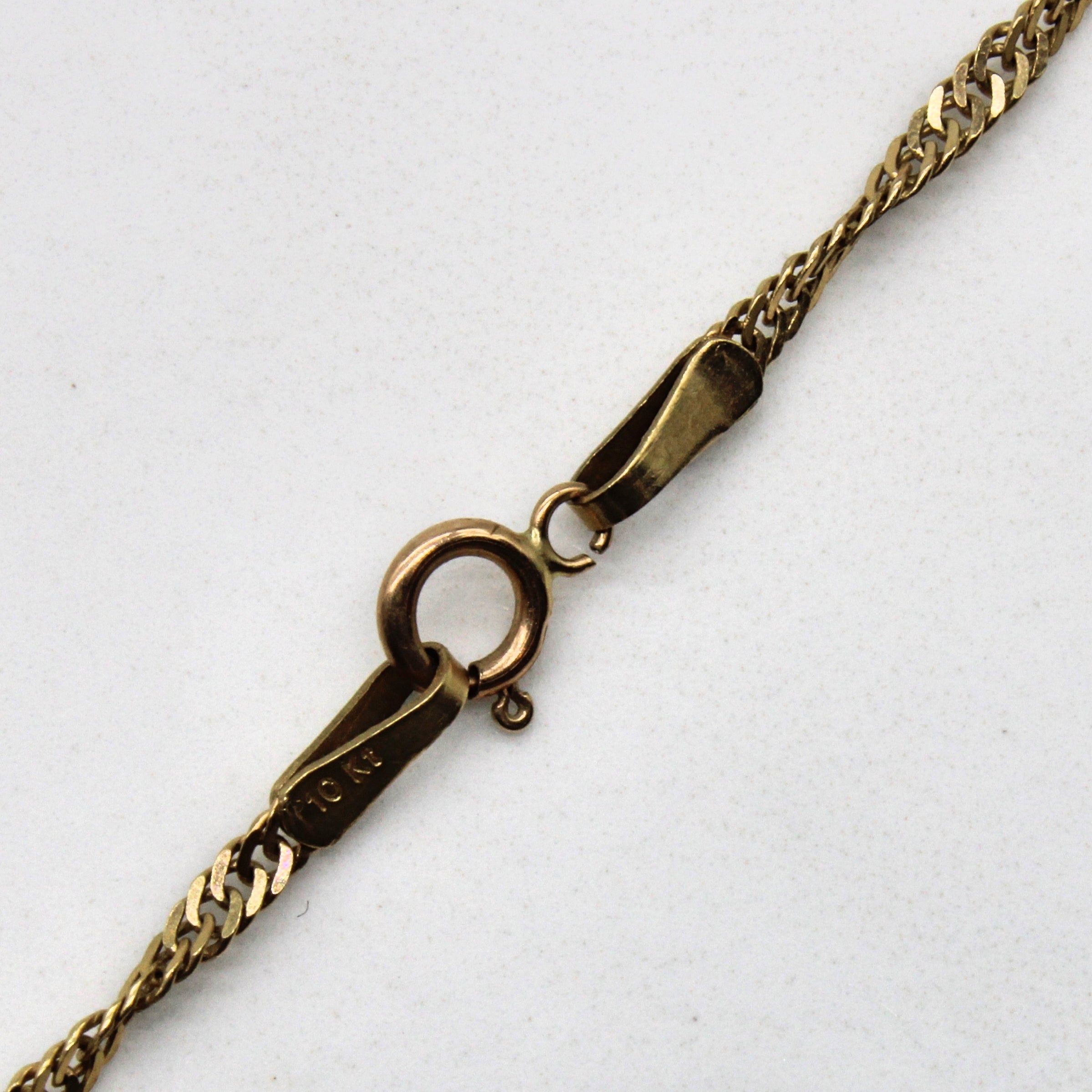 10k Yellow Gold Singapore Chain | 20" |