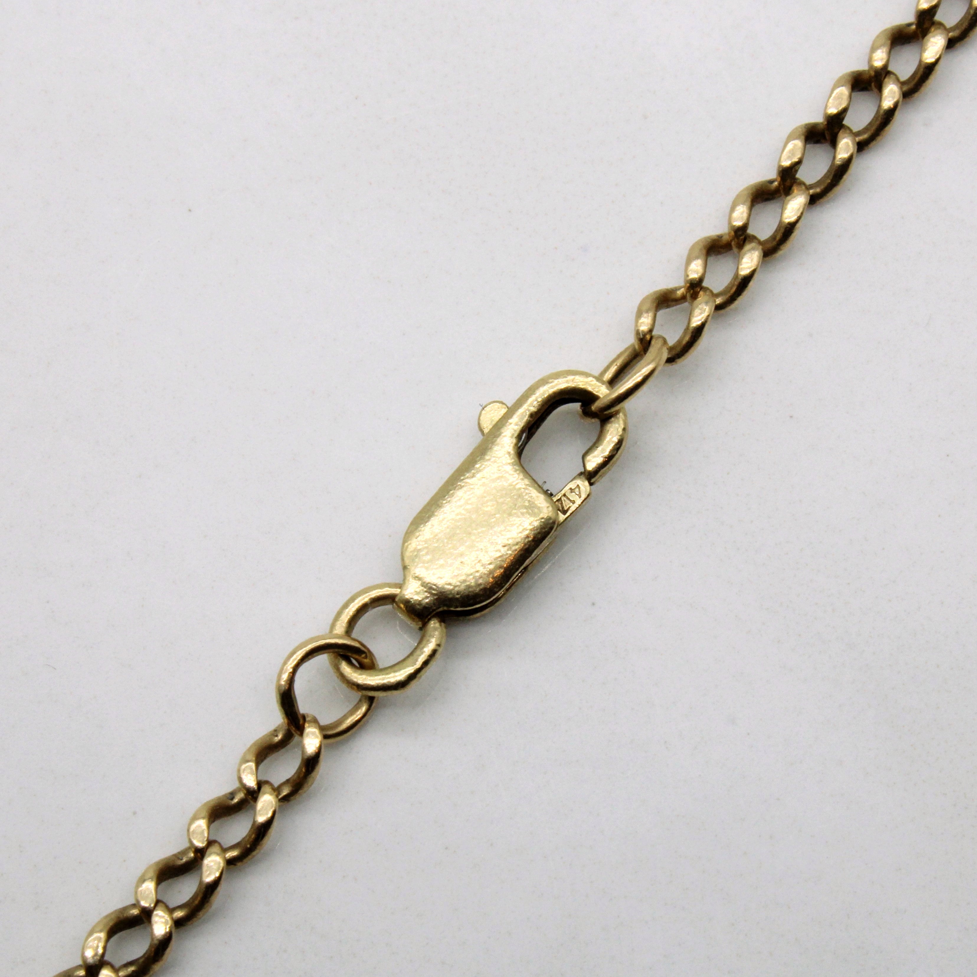 10k Yellow Gold Curb Chain | 28" |