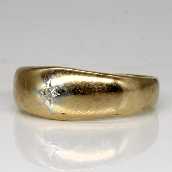 Diamond Star Design Ring | 0.02ct | SZ 9 |