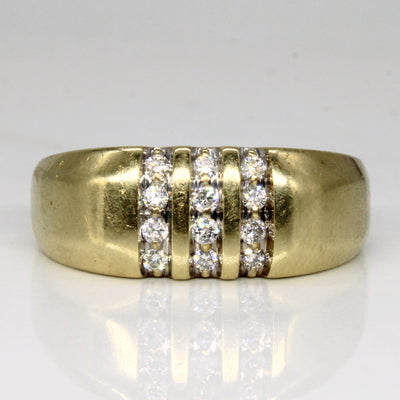 Channel Set Diamond Ring | 0.30ctw | SZ 10.5 |