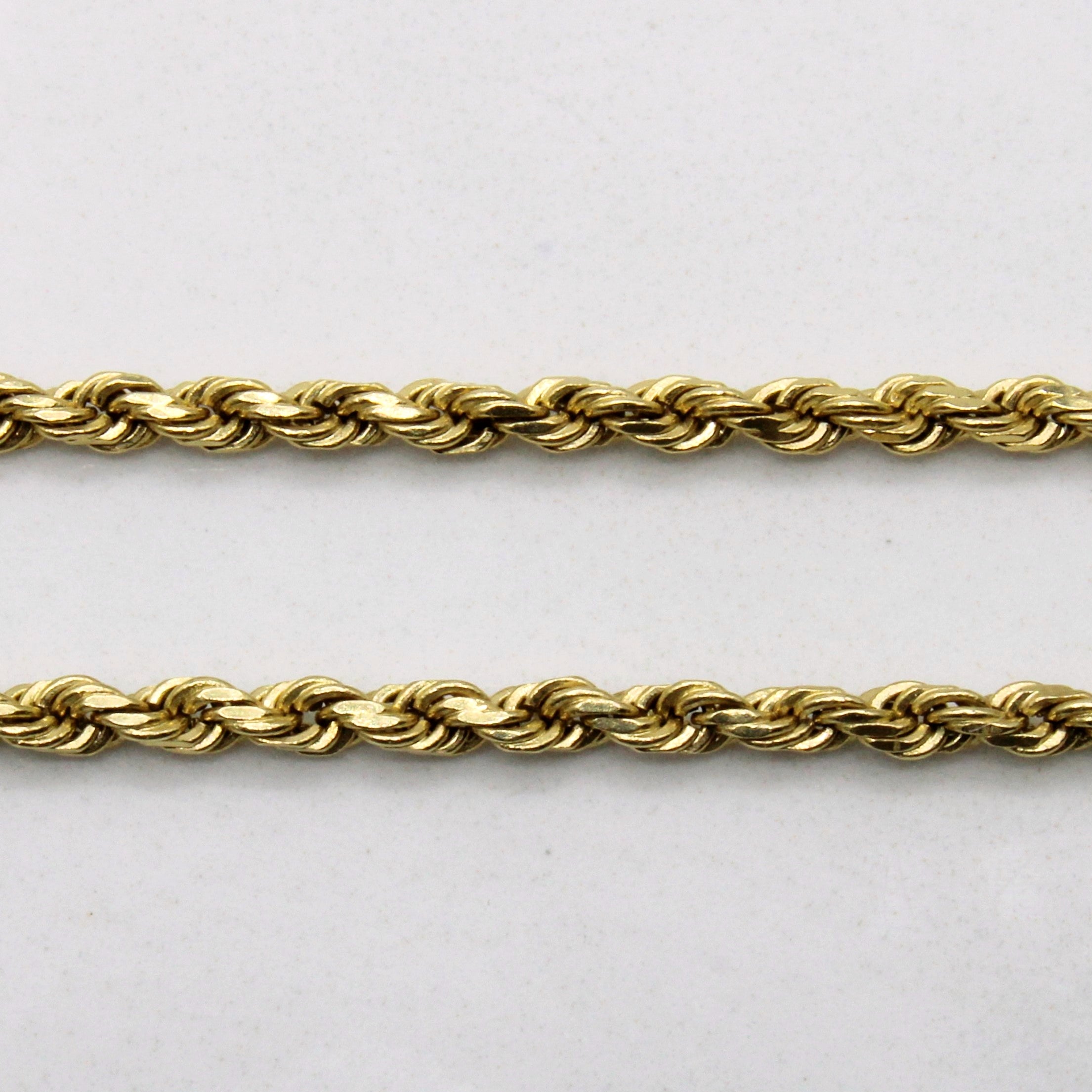 14k Yellow Gold Rope Chain | 22" |