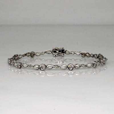 Diamond Link Bracelet | 0.10ctw | 6.5