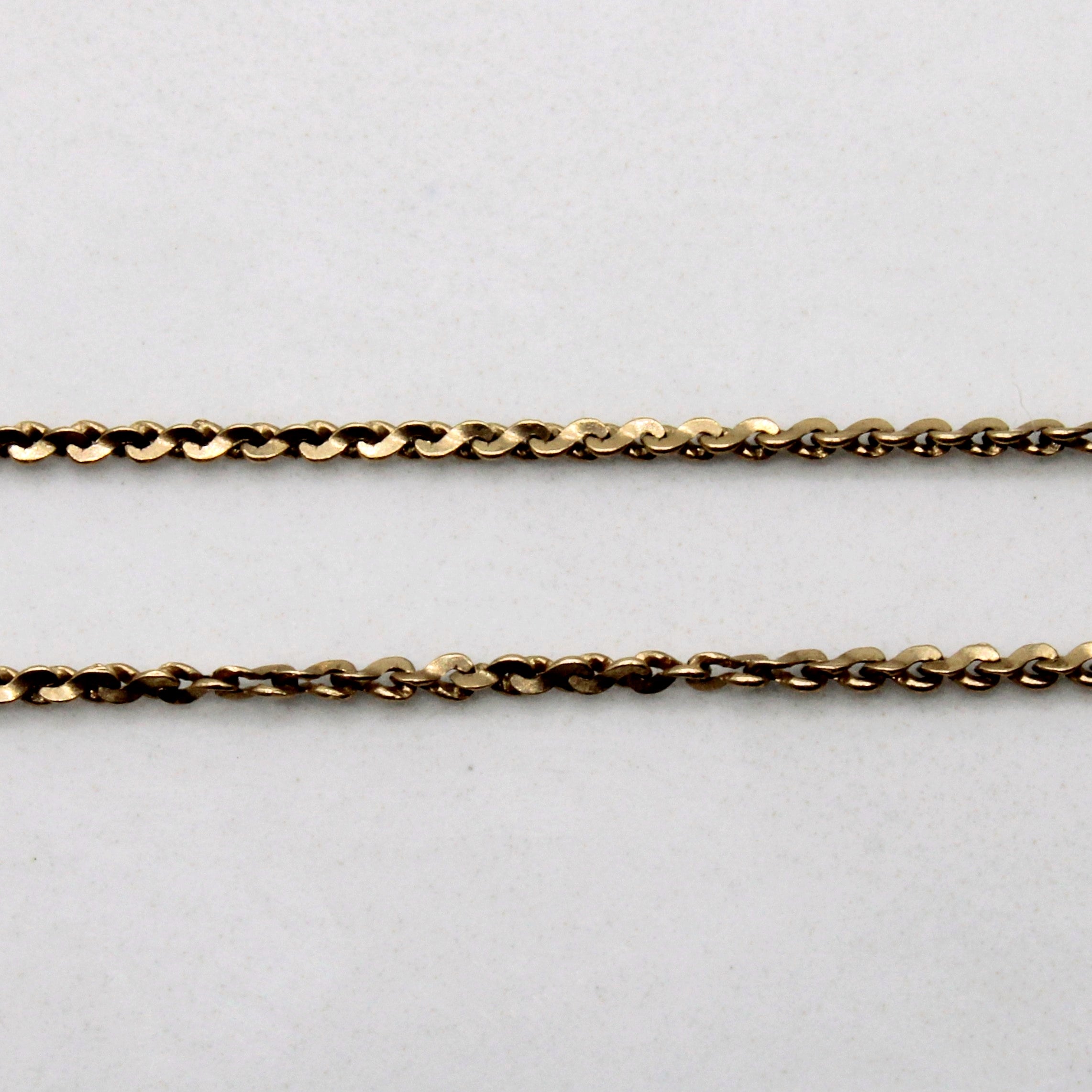 10k Yellow Gold S Link Chain | 18" |