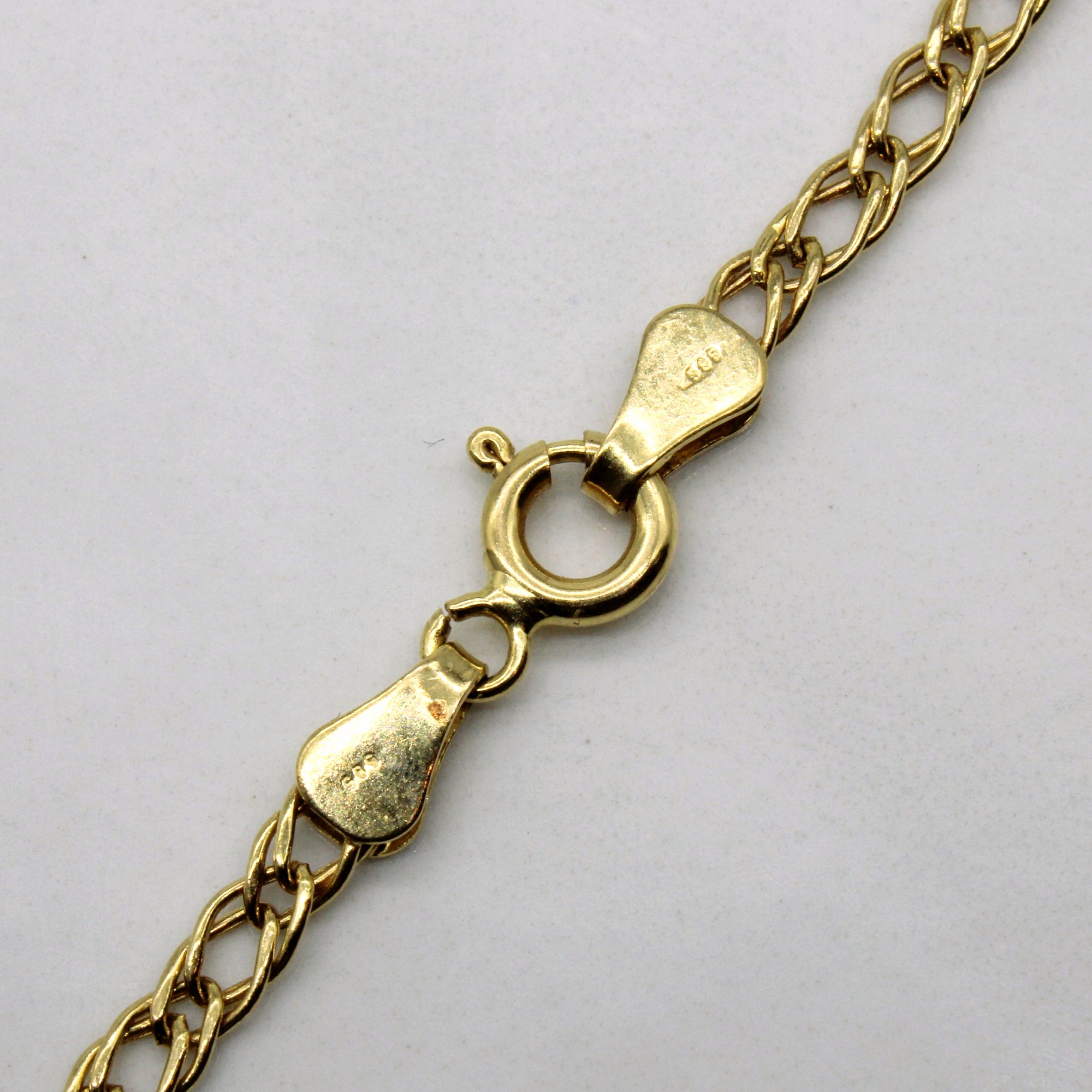 14k Yellow Gold Parallel Chain | 18