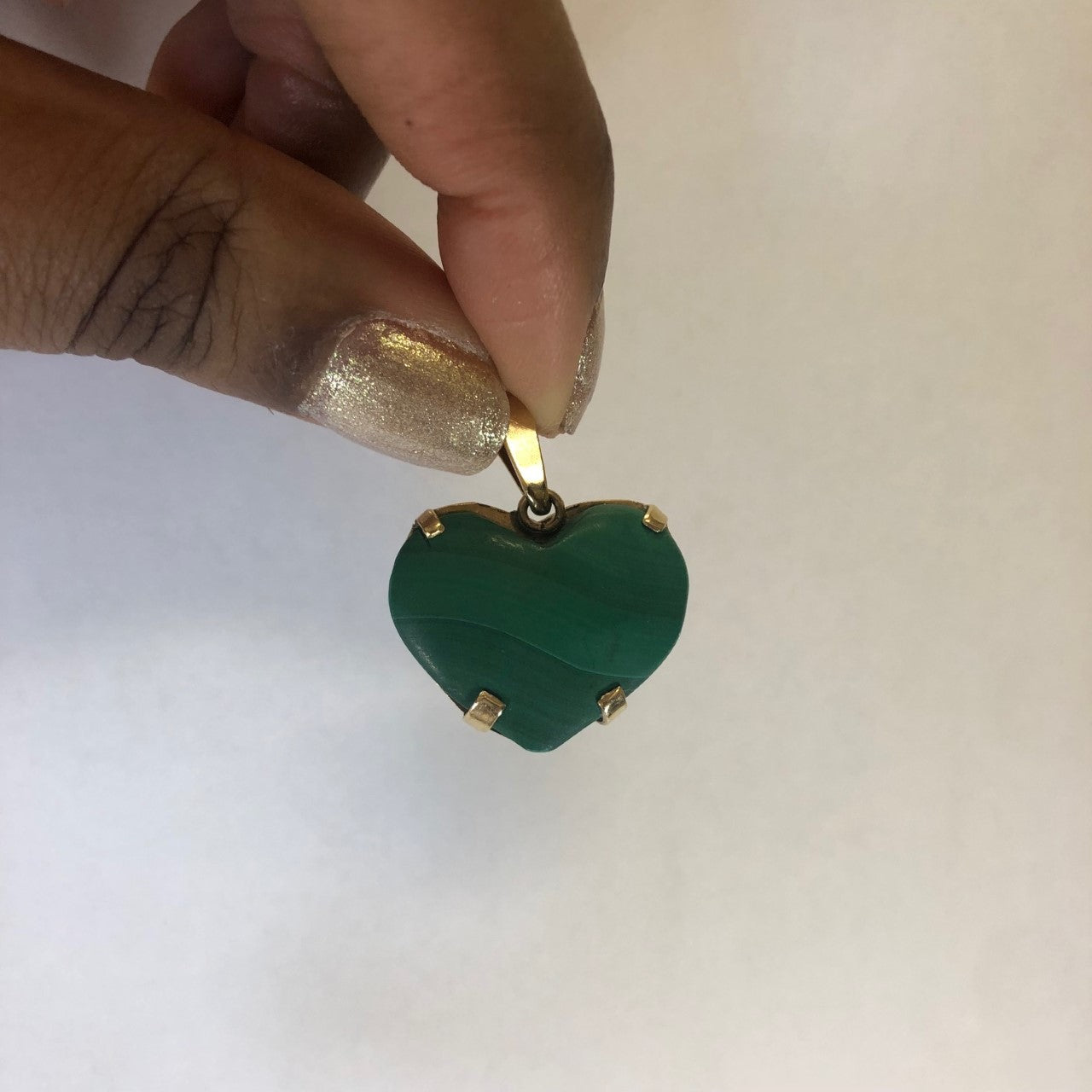 Malachite Heart Pendant | 20.0ct |