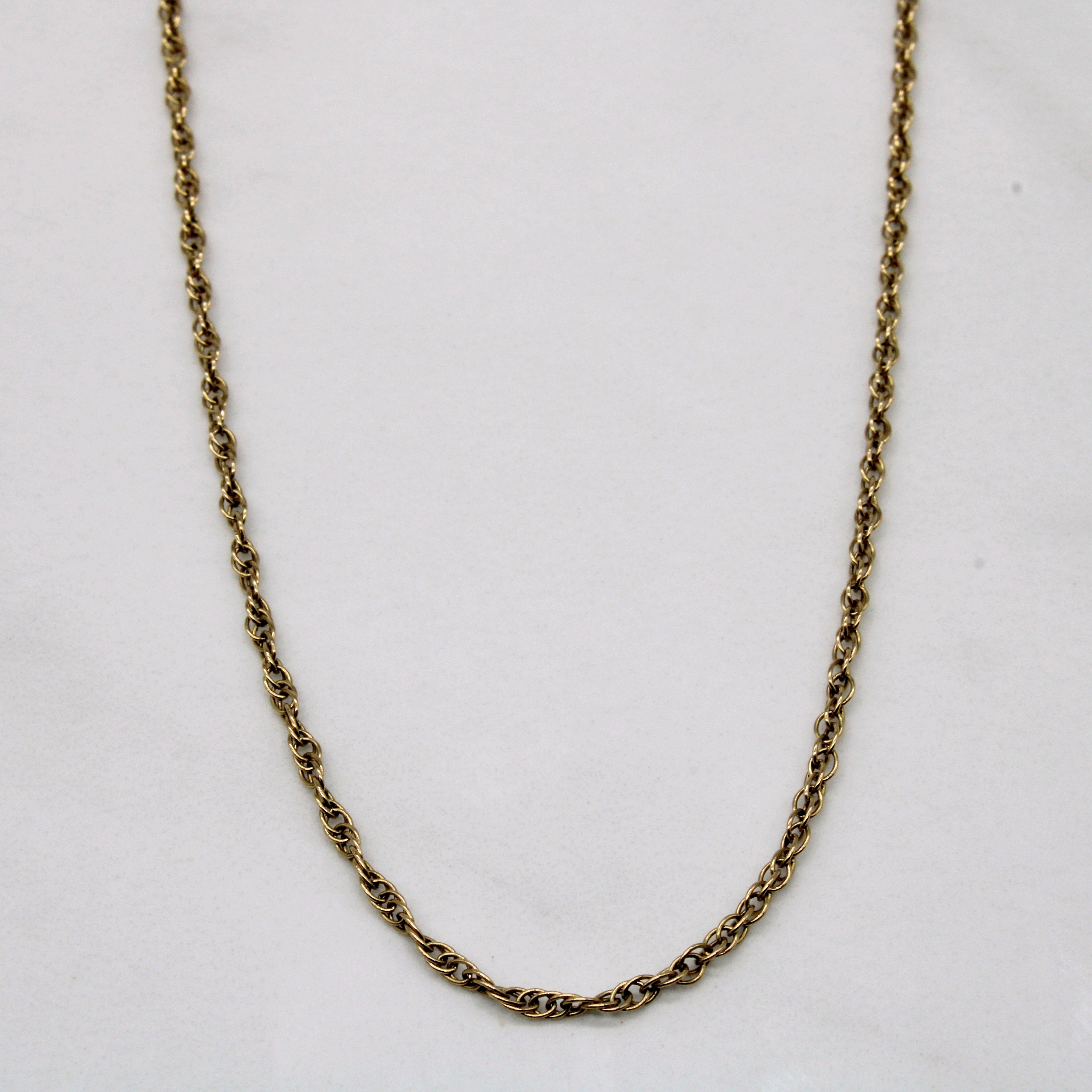 14k Yellow Gold Prince of Wales Chain | 16" |