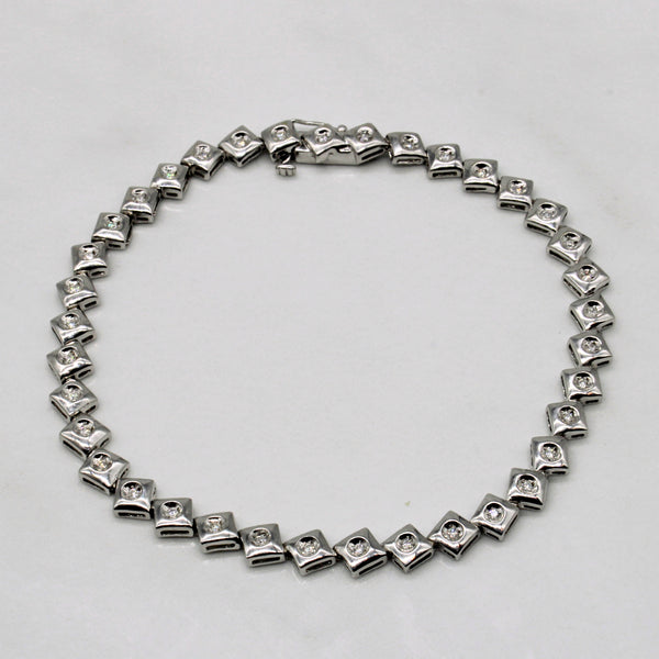 Diamond Tennis Bracelet | 0.15ctw | 7