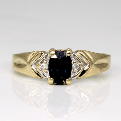 Sapphire & Diamond Ring | 0.60ct, 0.02ctw | SZ 6.25 |
