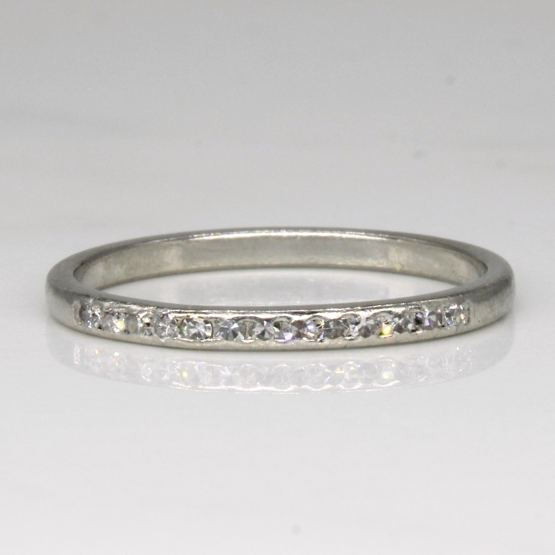 Pave Set Diamond Band | 0.13ctw | SZ 8 |