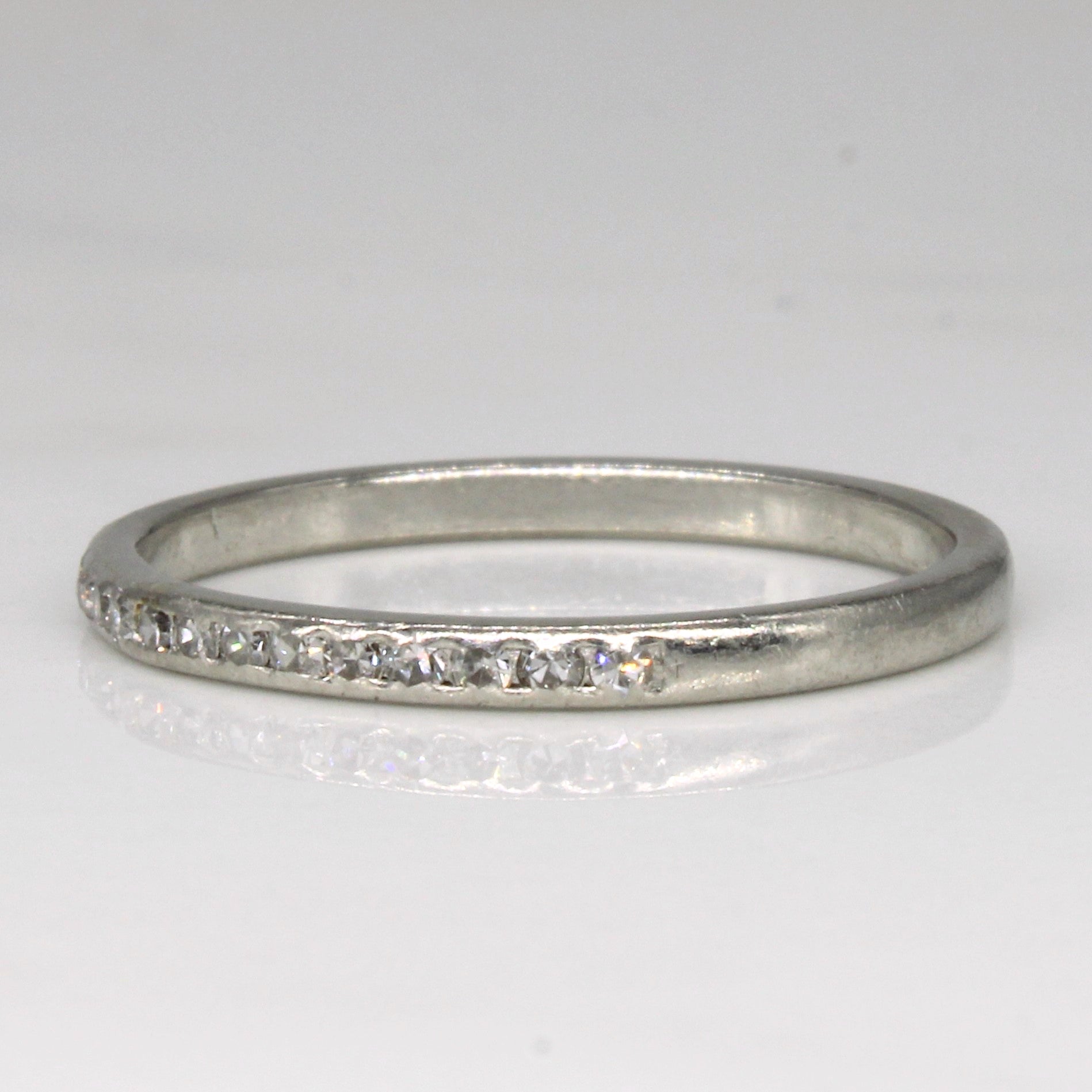 Pave Set Diamond Band | 0.13ctw | SZ 8 |
