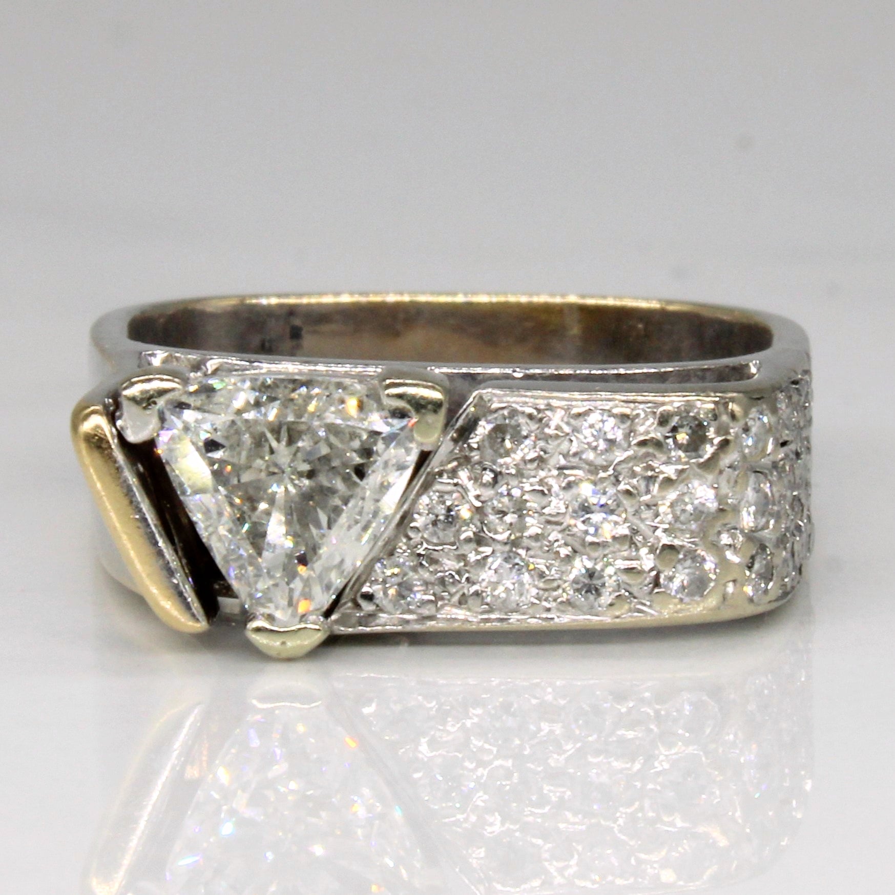 Trillion Cut Diamond Ring | 0.75ctw | SZ 5.5 |