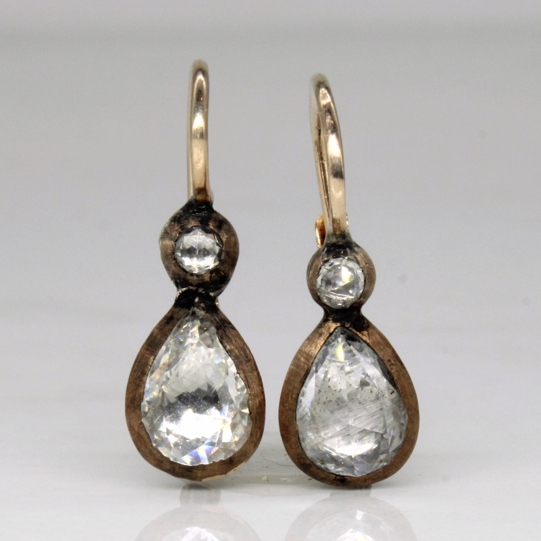 Colorless Sapphire Earrings | 2.00ctw |