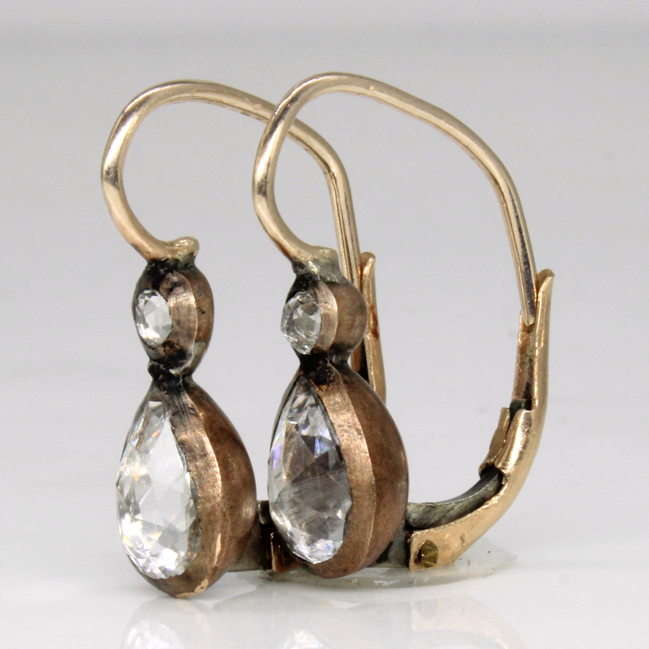 Colorless Sapphire Earrings | 2.00ctw |