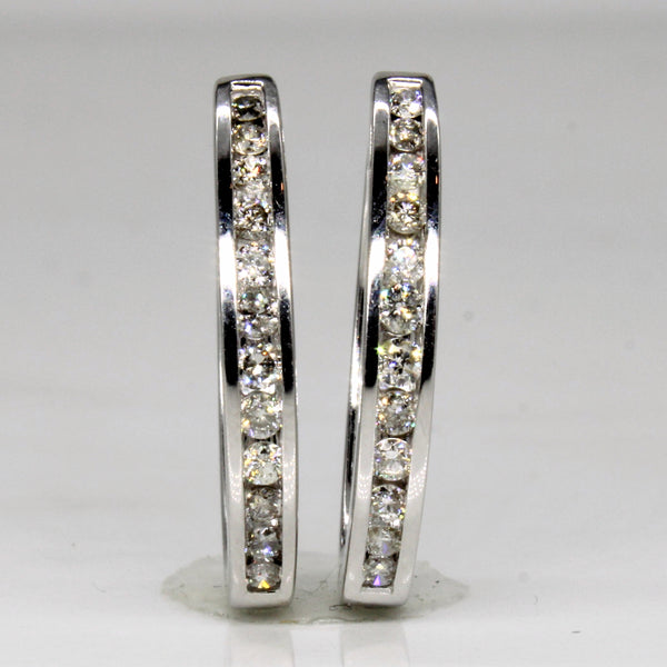 Diamond Hoop Earrings | 0.50ctw |