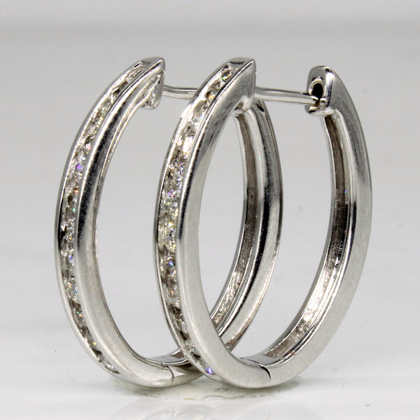 Diamond Hoop Earrings | 0.50ctw |