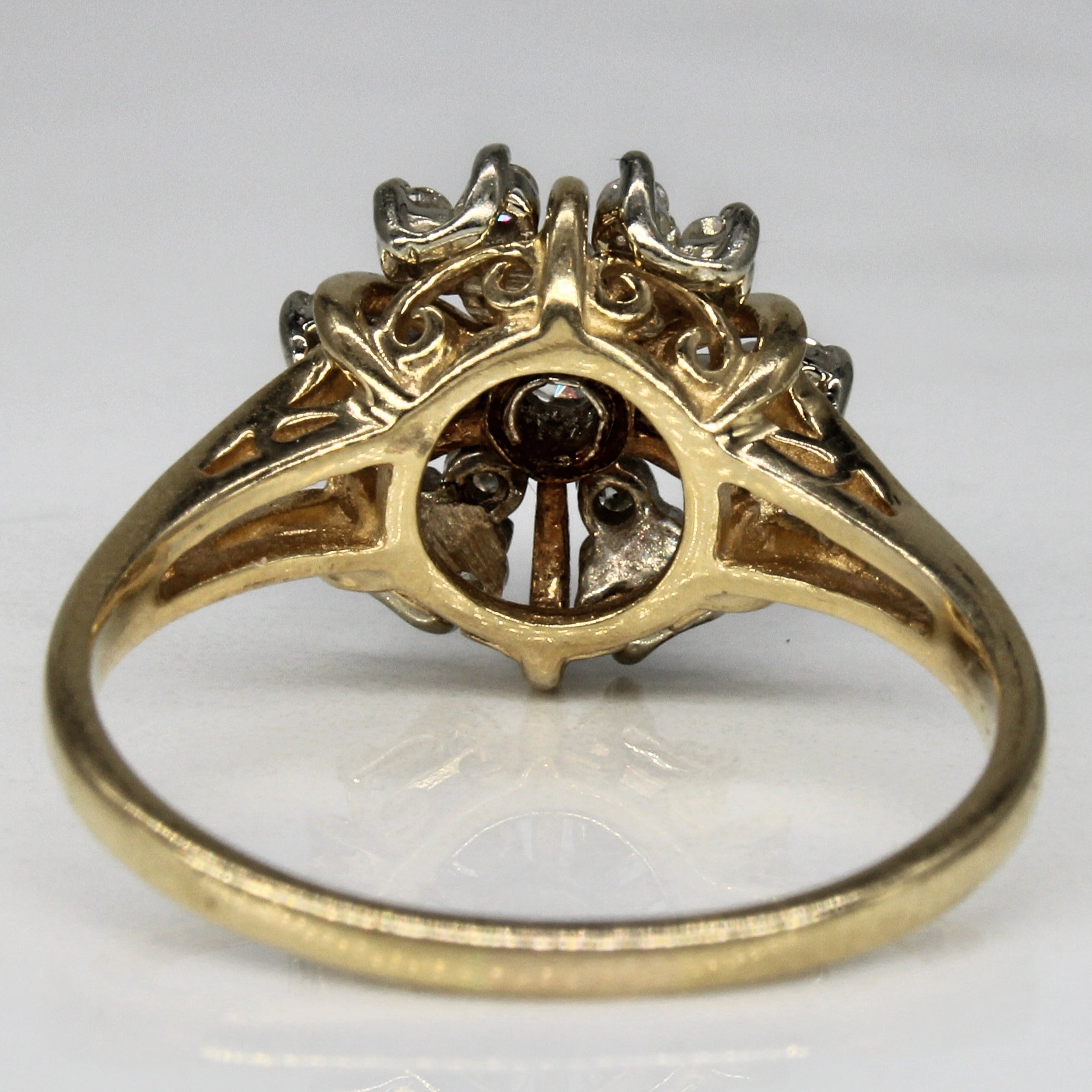 Diamond Petal Cluster Ring | 0.54ctw | SZ 7.75 |