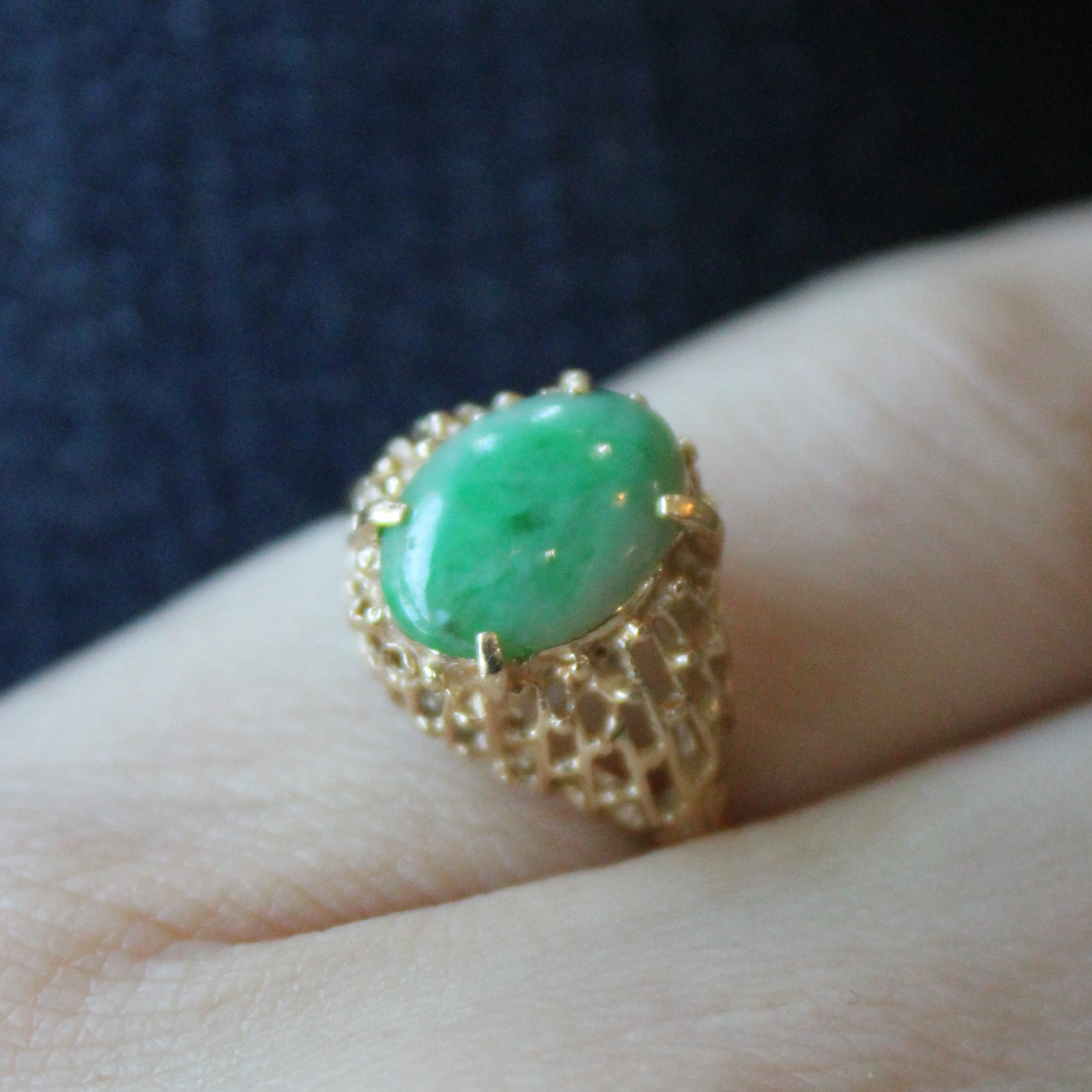 Jadeite Dome Ring | 1.05ct | SZ 6.25 |