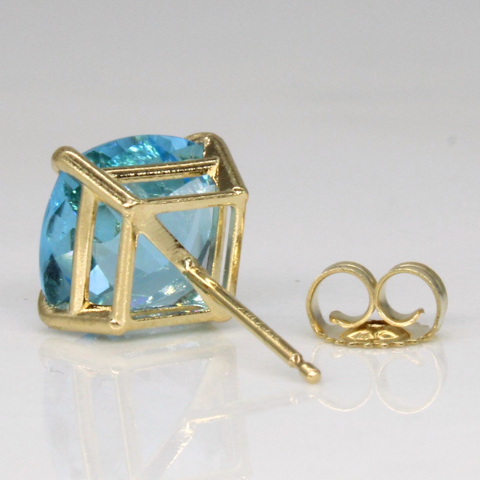 Blue Topaz Earrings | 4.00ctw |