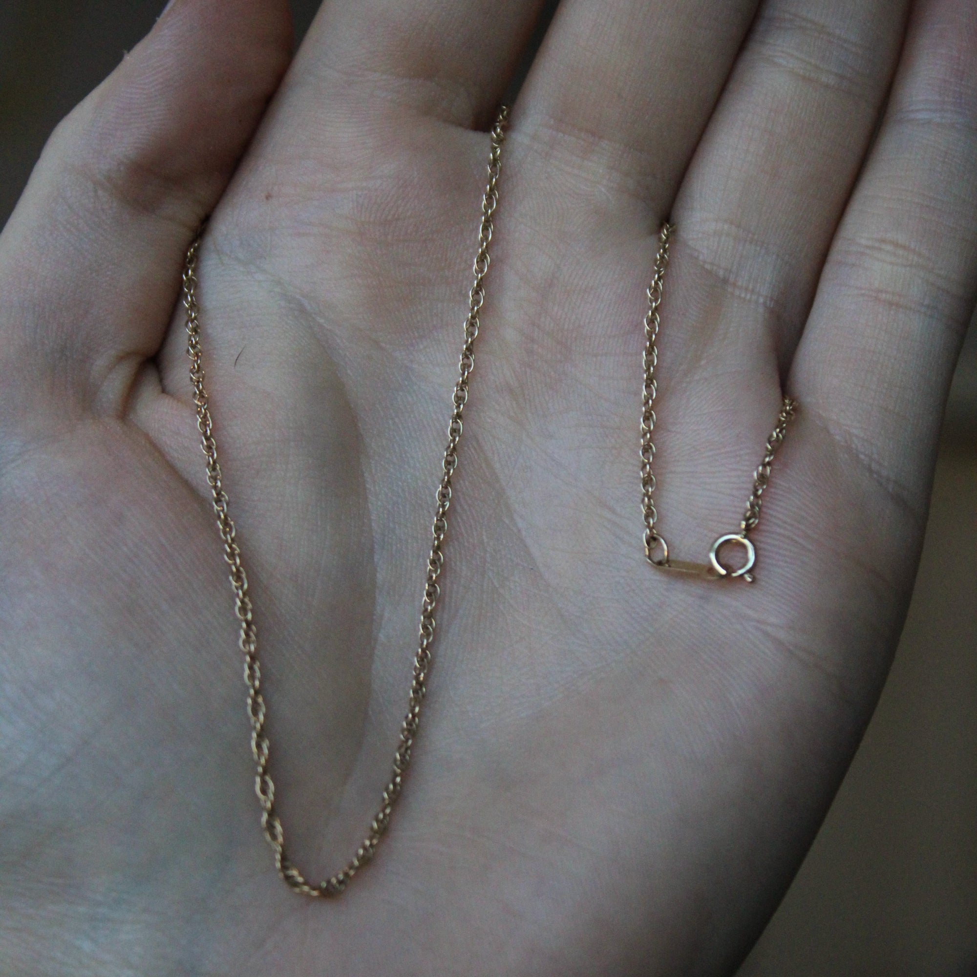 14k Yellow Gold Prince of Wales Chain | 16