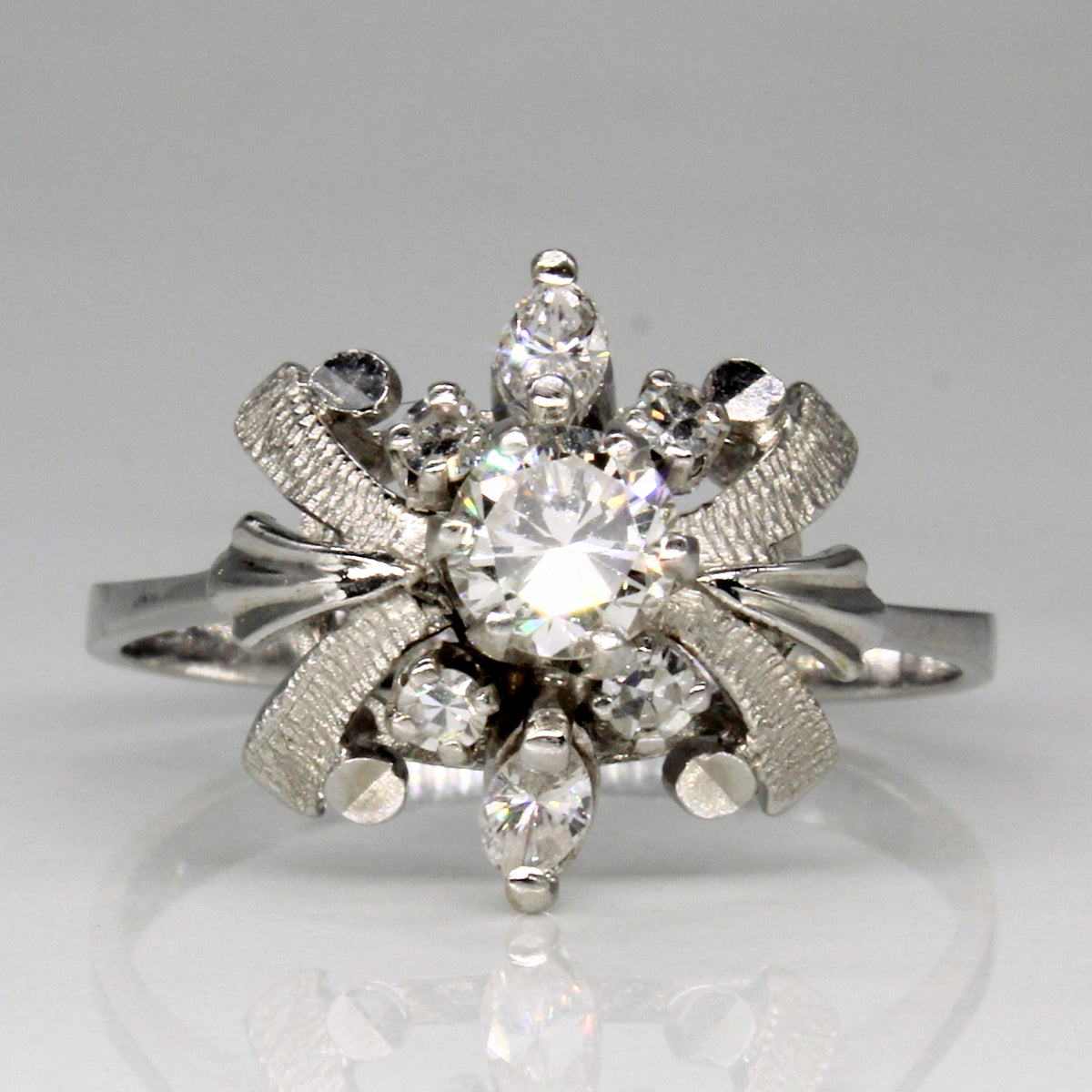 High Set Diamond Engagement Ring | 0.72ctw | SZ 10.25