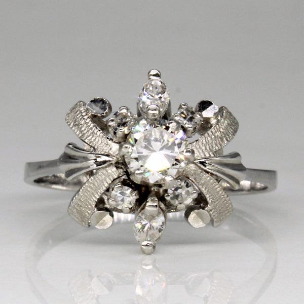 High Set Diamond Engagement Ring | 0.72ctw | SZ 10.25 |