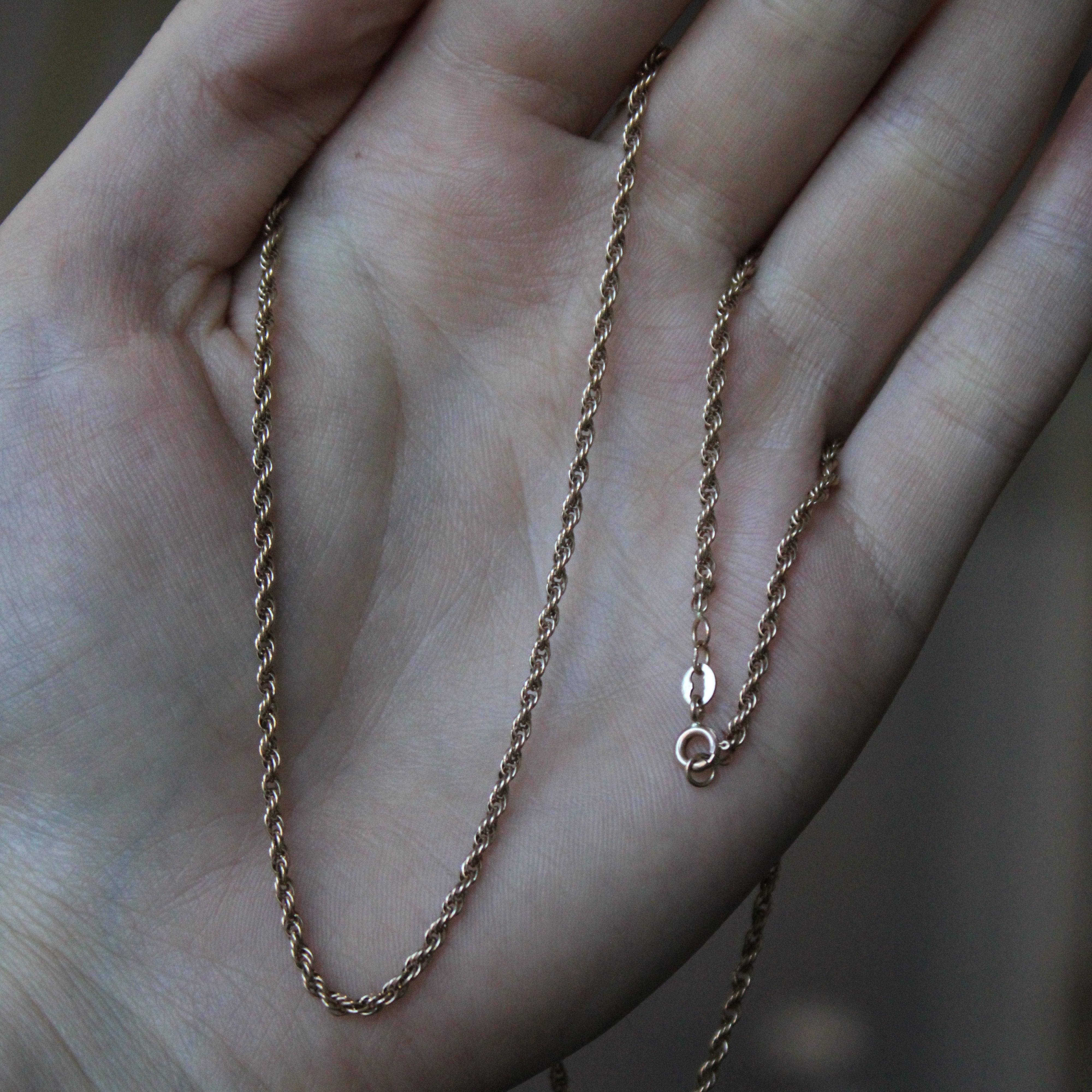 Chaîne Prince de Galles en or jaune 10 carats | 76 cm | 