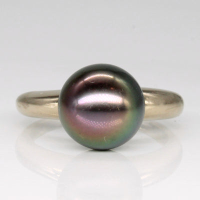 Tahitian Black Pearl Cocktail Ring | 9.0 - 9.5mm | SZ 5.25 |
