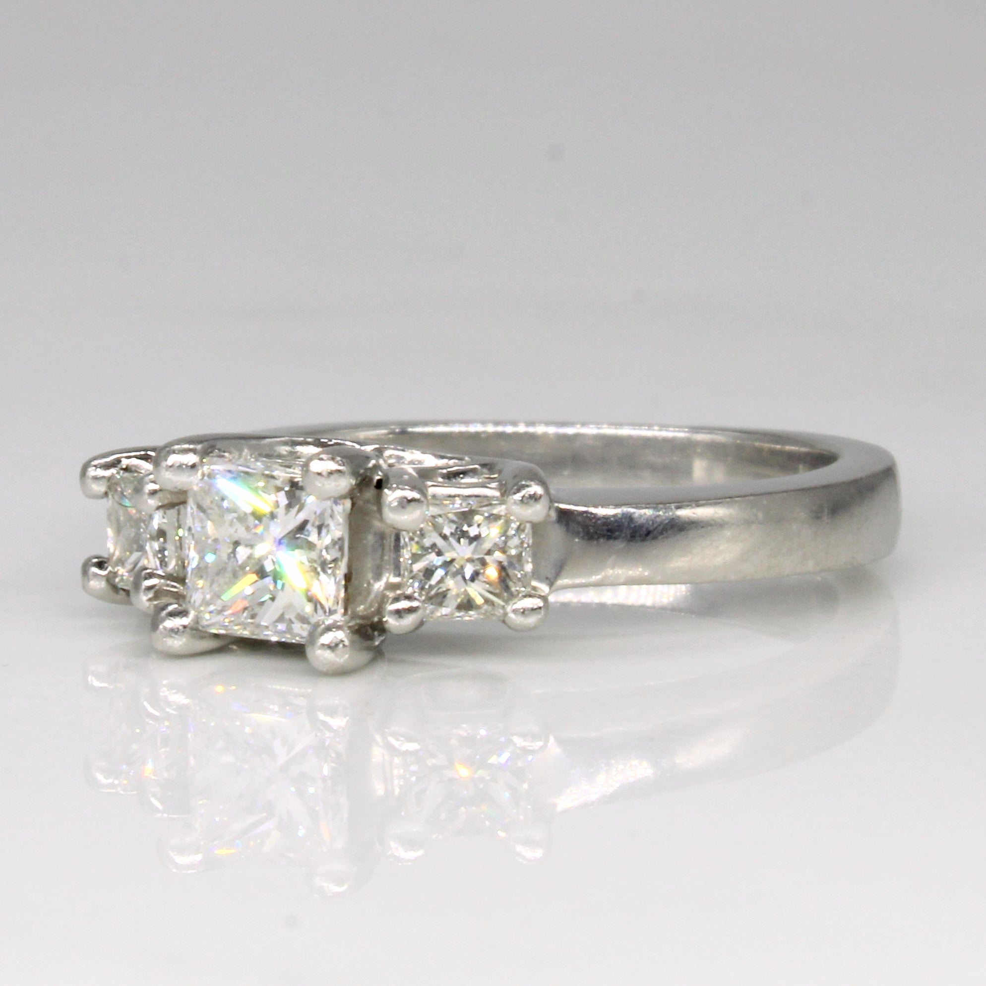 Three Diamond Engagement Ring | 1.03ctw | SZ 5.75 |