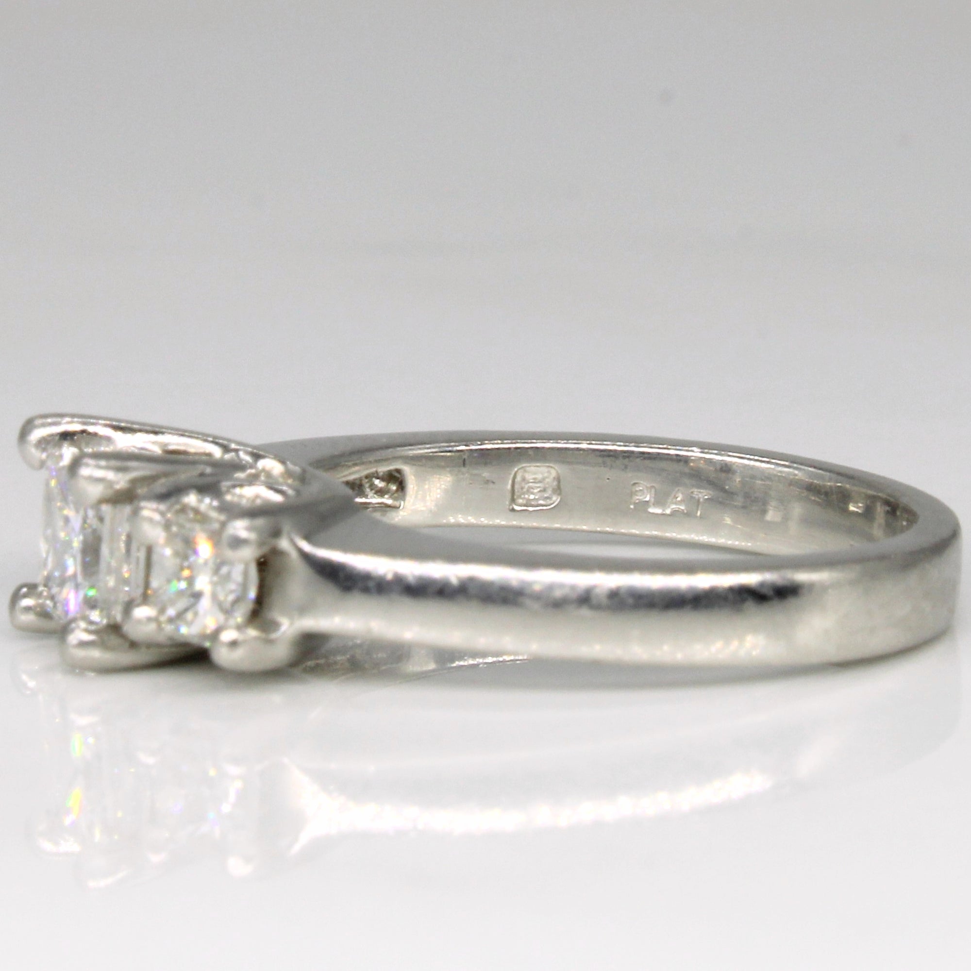 Three Diamond Engagement Ring | 1.03ctw | SZ 5.75 |