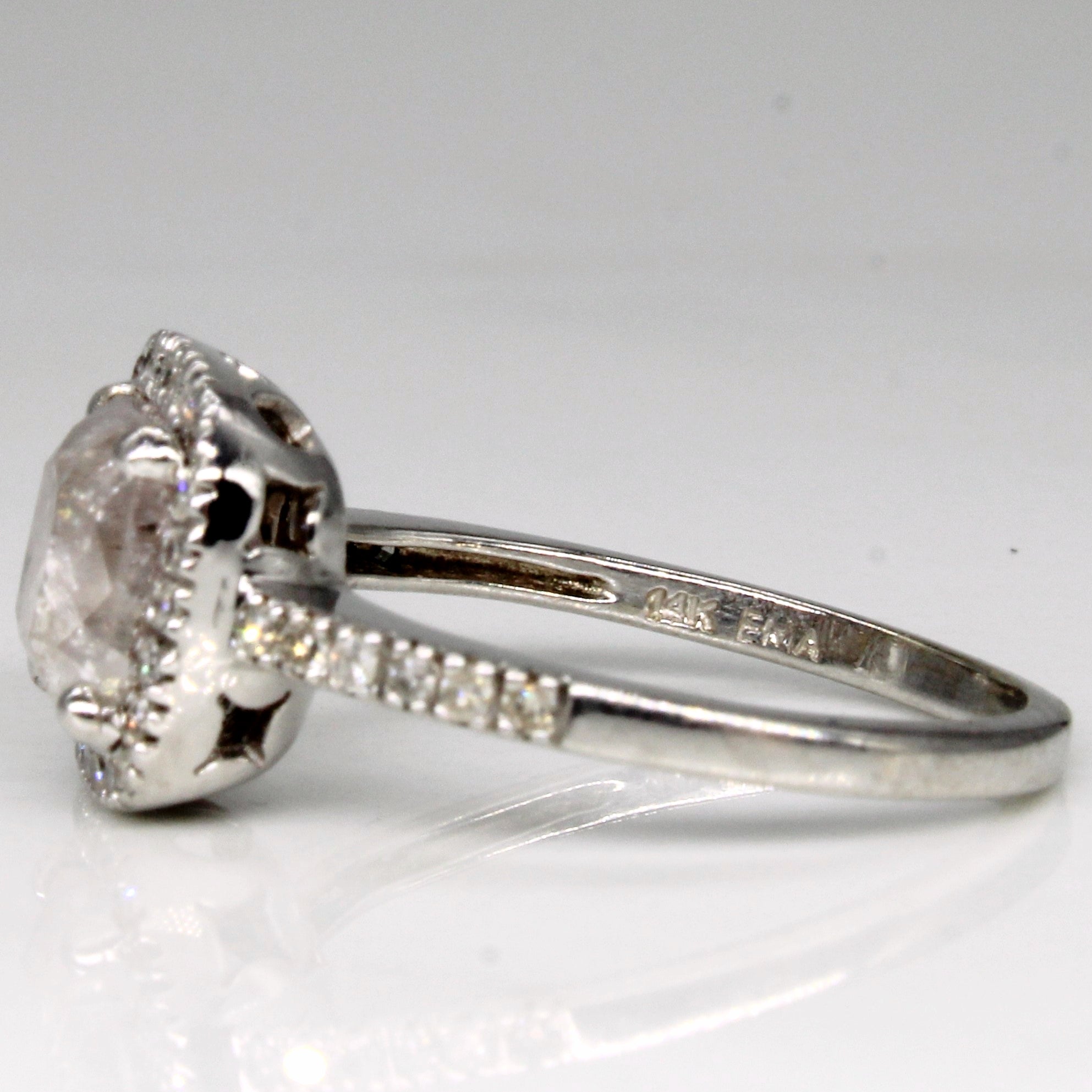 Light Pinkish Brown GIA Diamond Engagement Ring | 2.28ctw | SZ 5.25 |