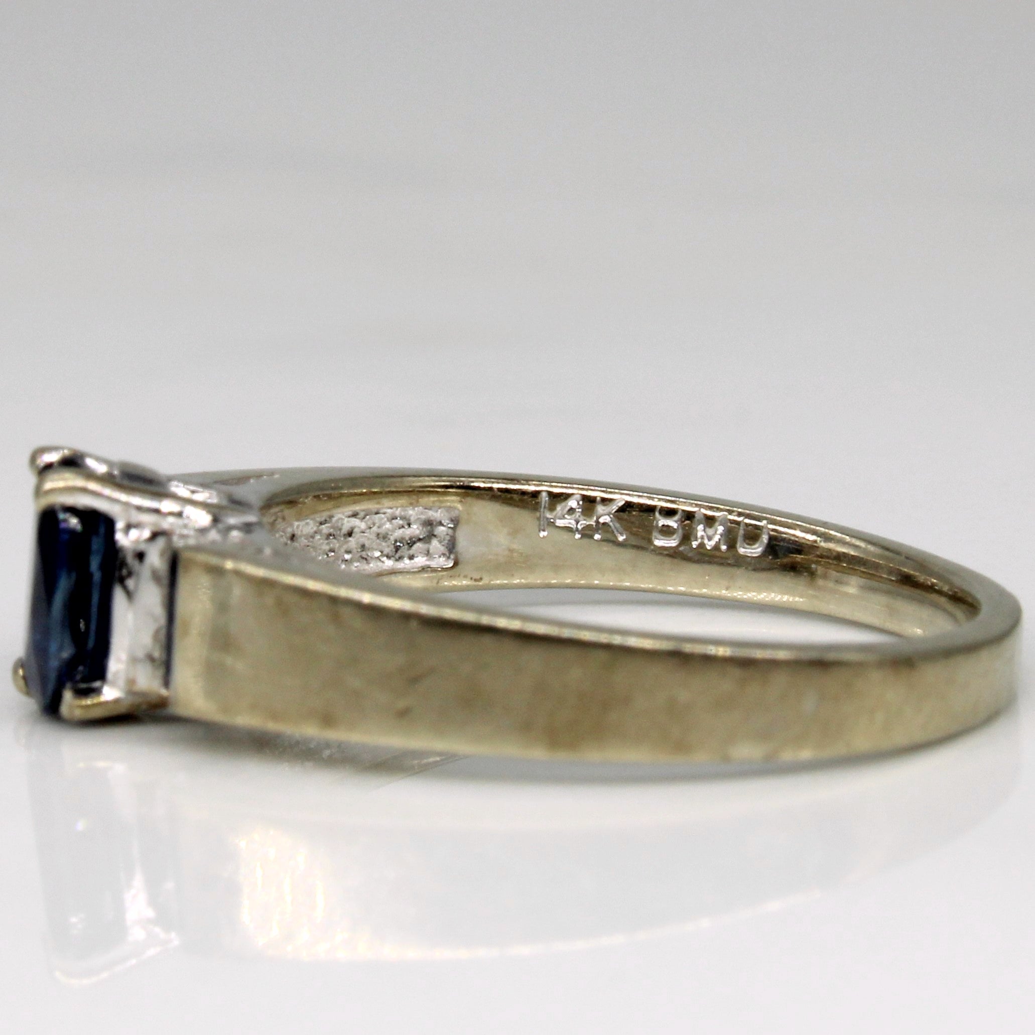 Sapphire & Diamond Ring | 0.45ct, 0.07ctw | SZ 6 |