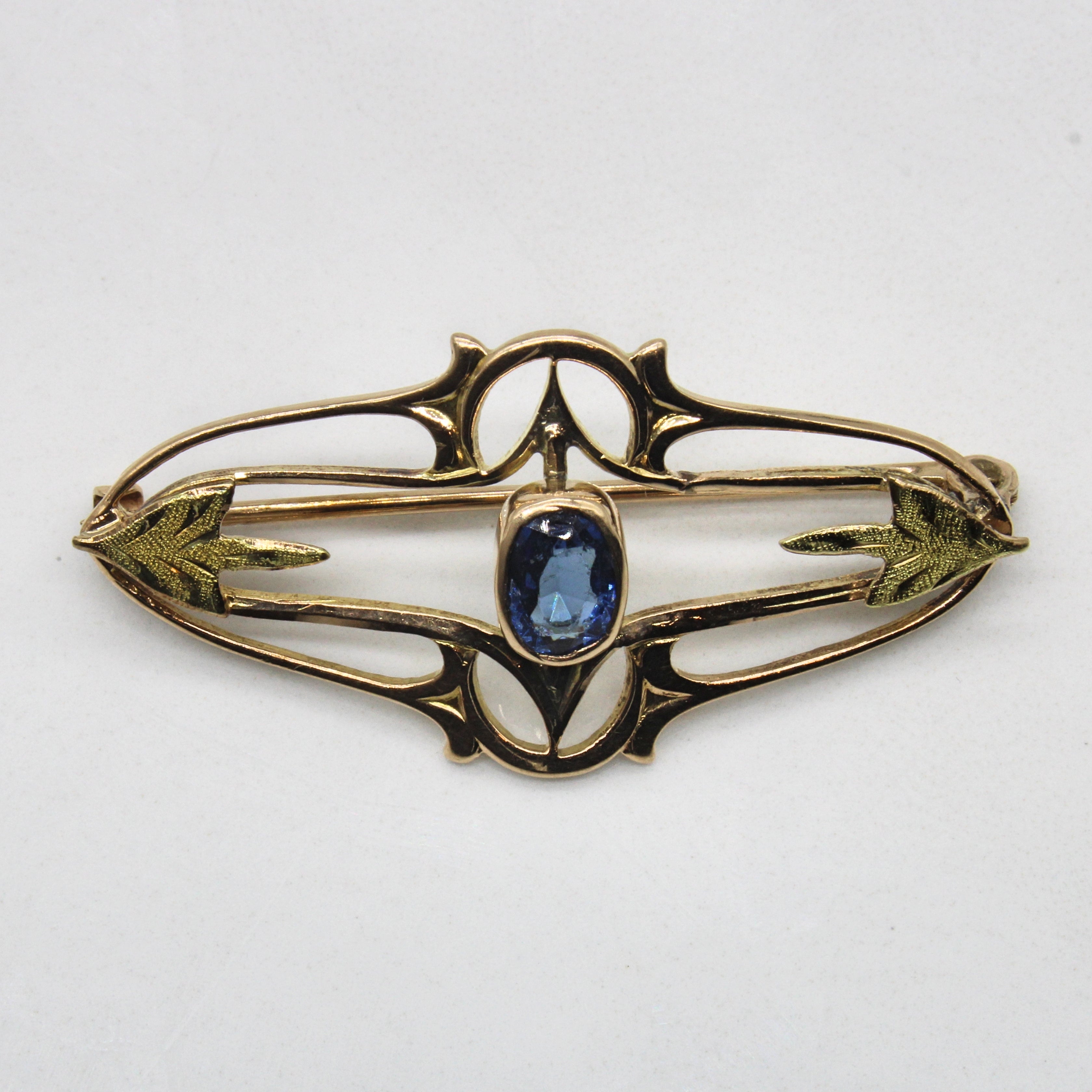 1930s Pasté Glass Brooch | 0.50ct |