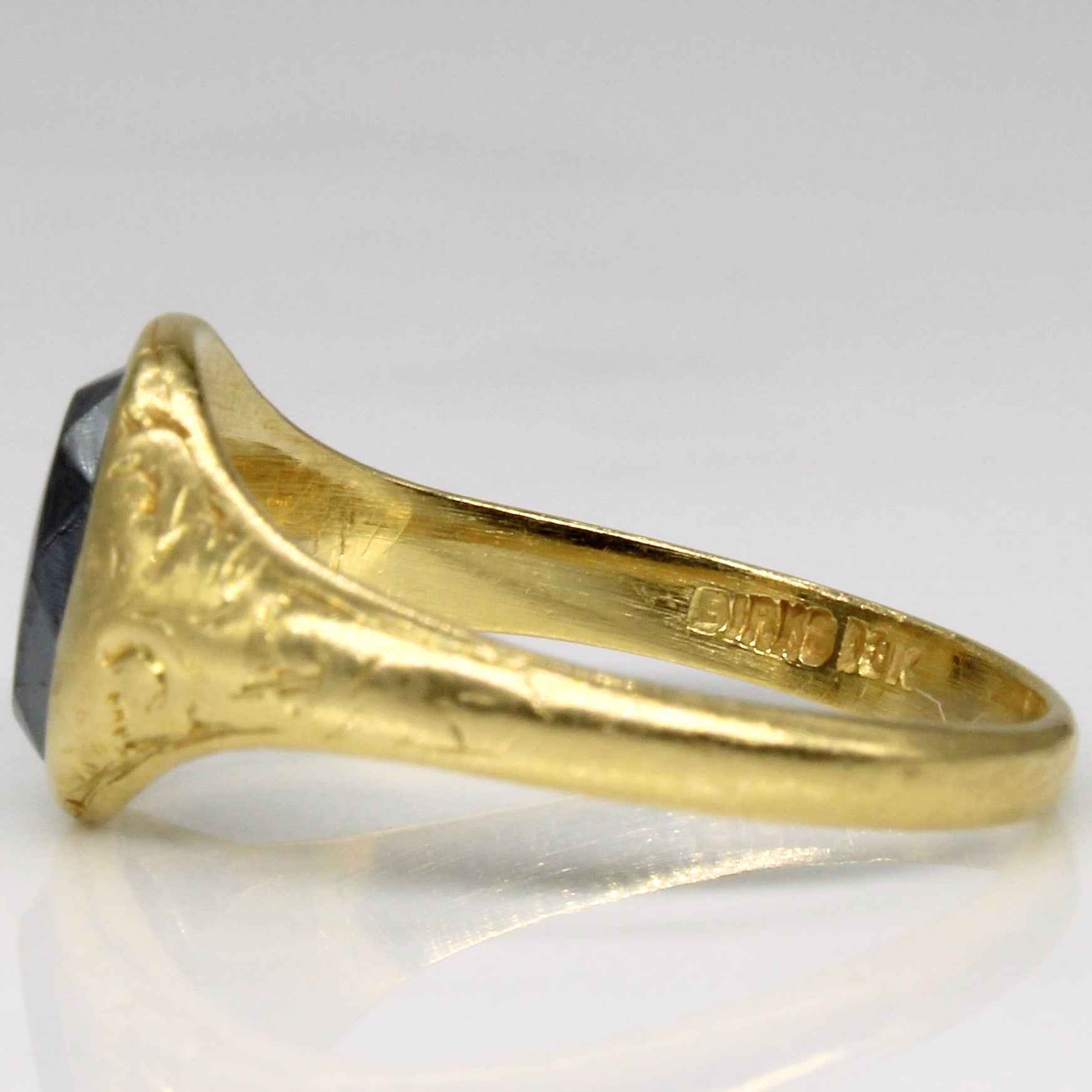 Birks' Ornate Hematite Ring | 1.20ct | SZ 5.25 |