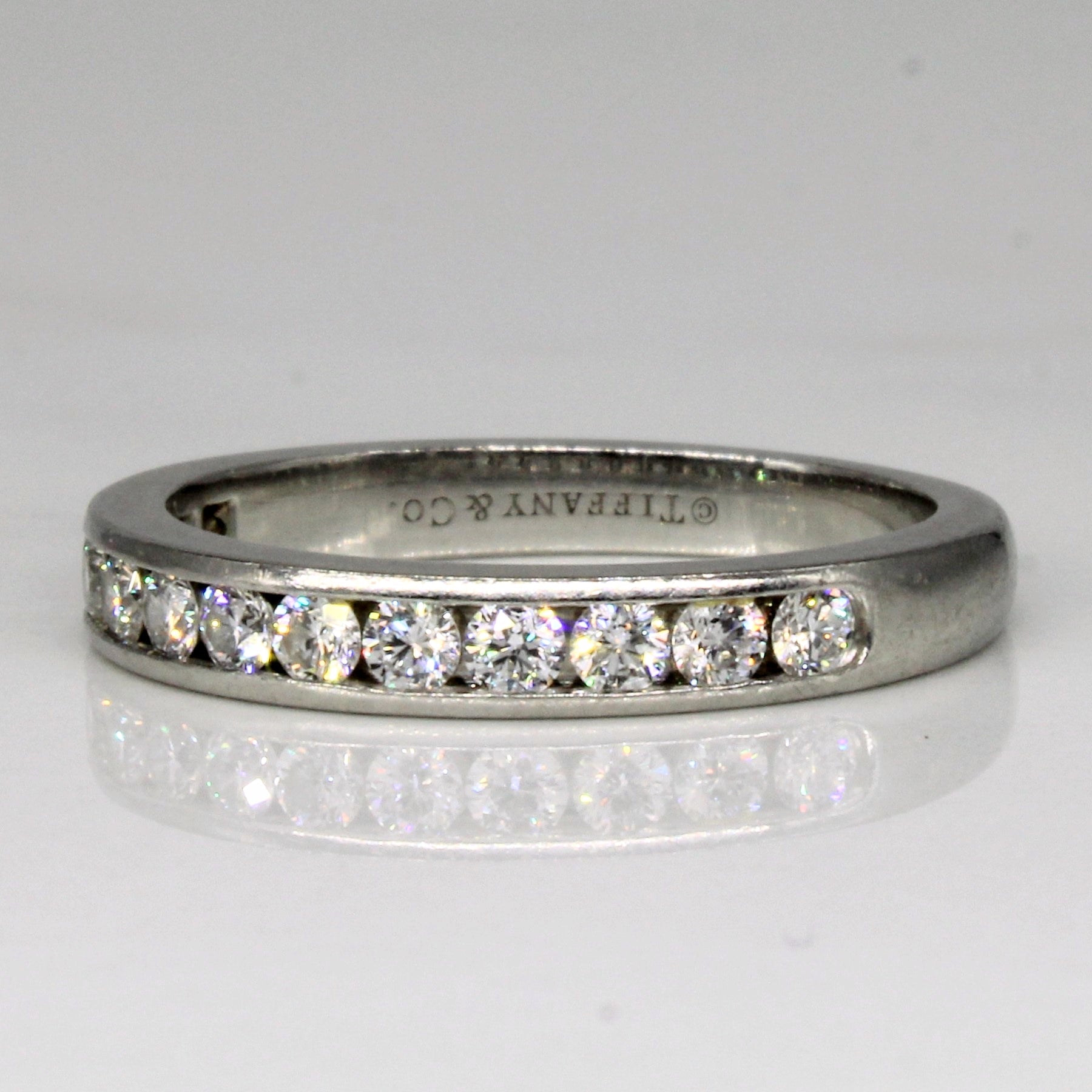 Tiffany & Co' Channel Set Diamond Ring | 0.42ctw | SZ 6.5 |