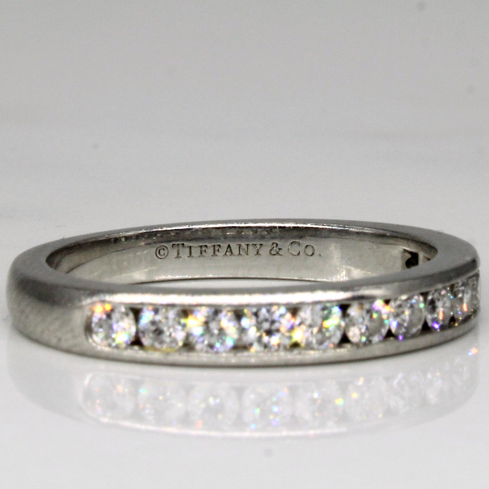 Tiffany & Co' Channel Set Diamond Ring | 0.42ctw | SZ 6.5 |