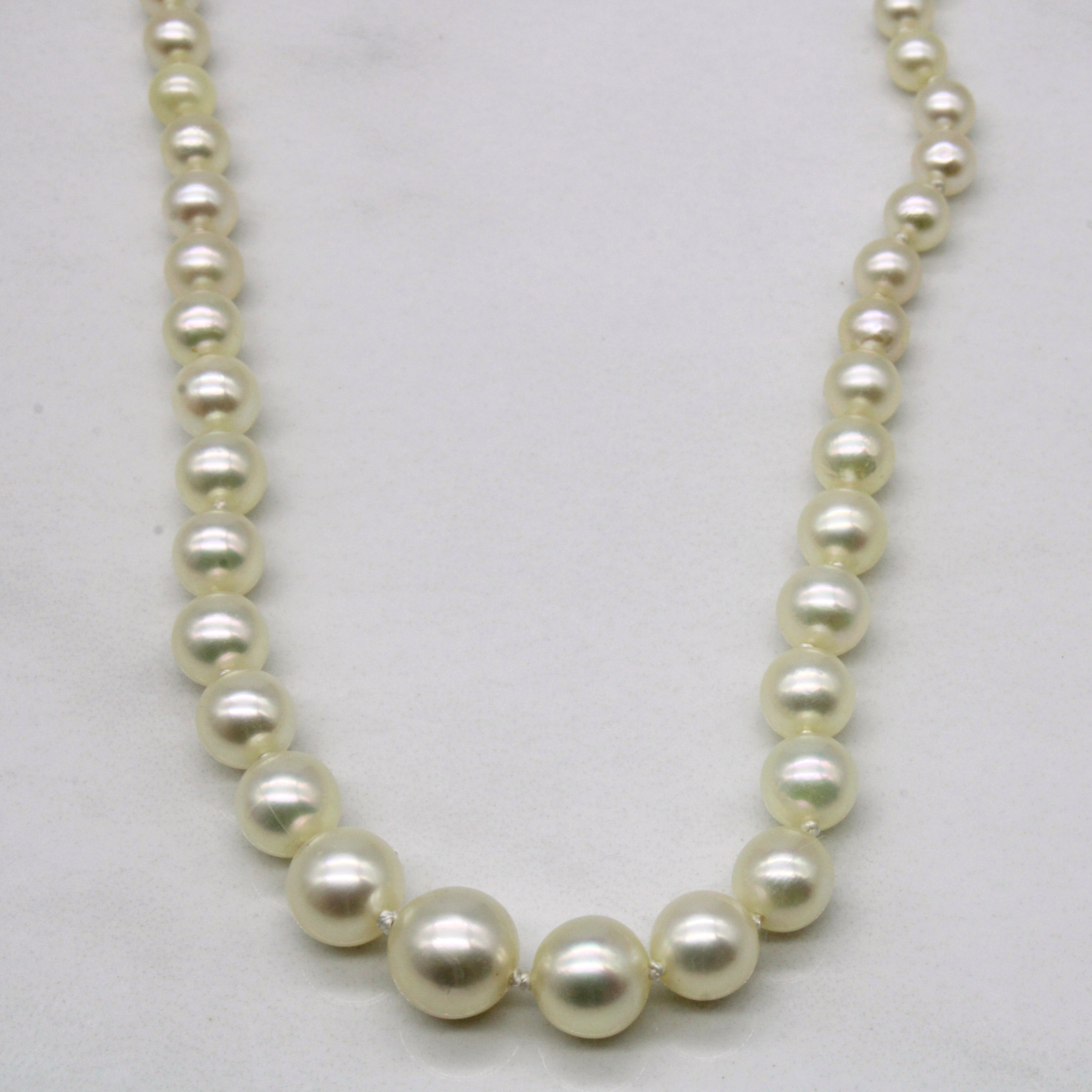 Graduated Pearl Necklace | 15" |